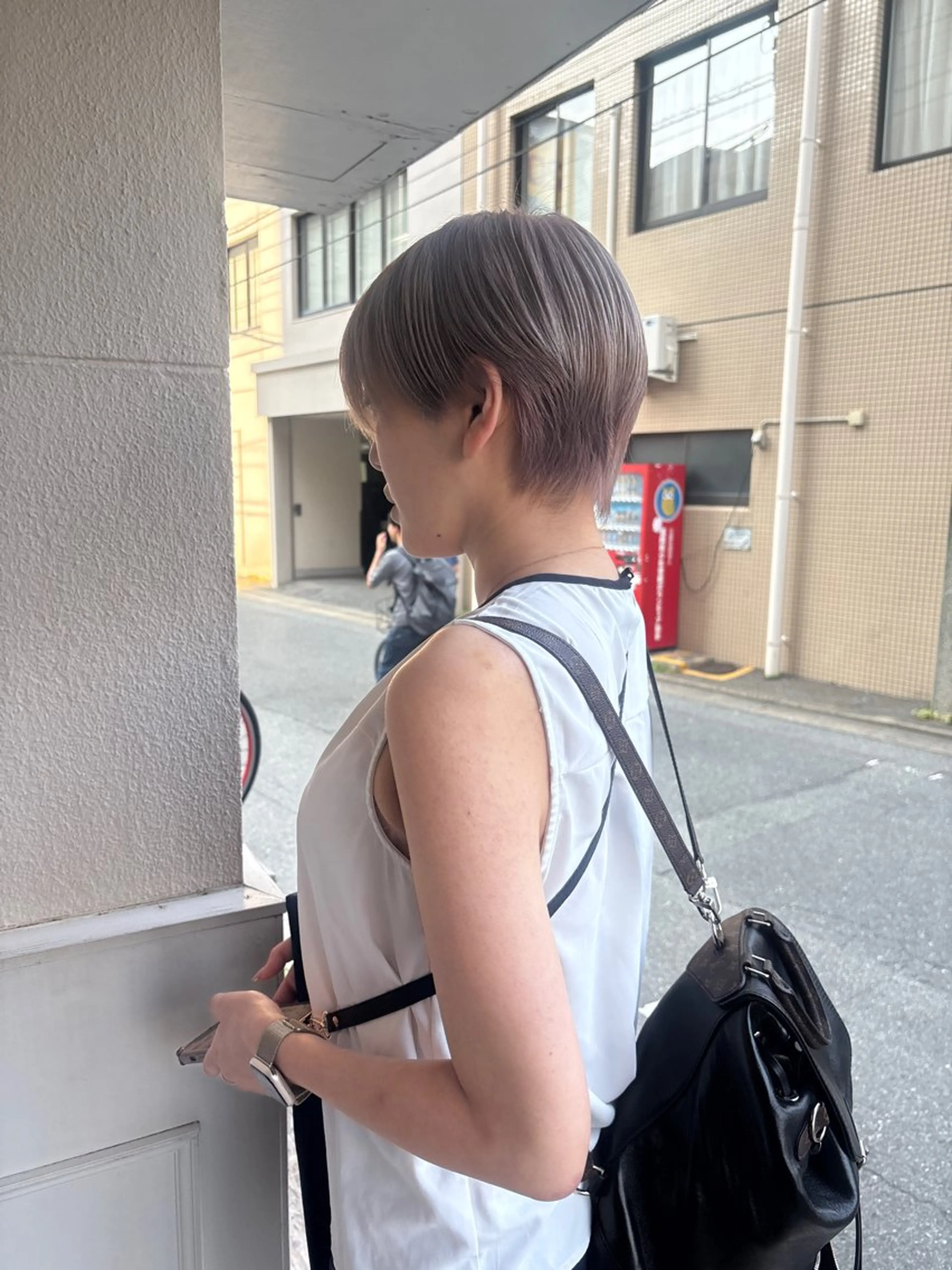 ショート ヘアカラー トリートメント saya🌿レイヤー カット/透明感カラーのヘアスタイル