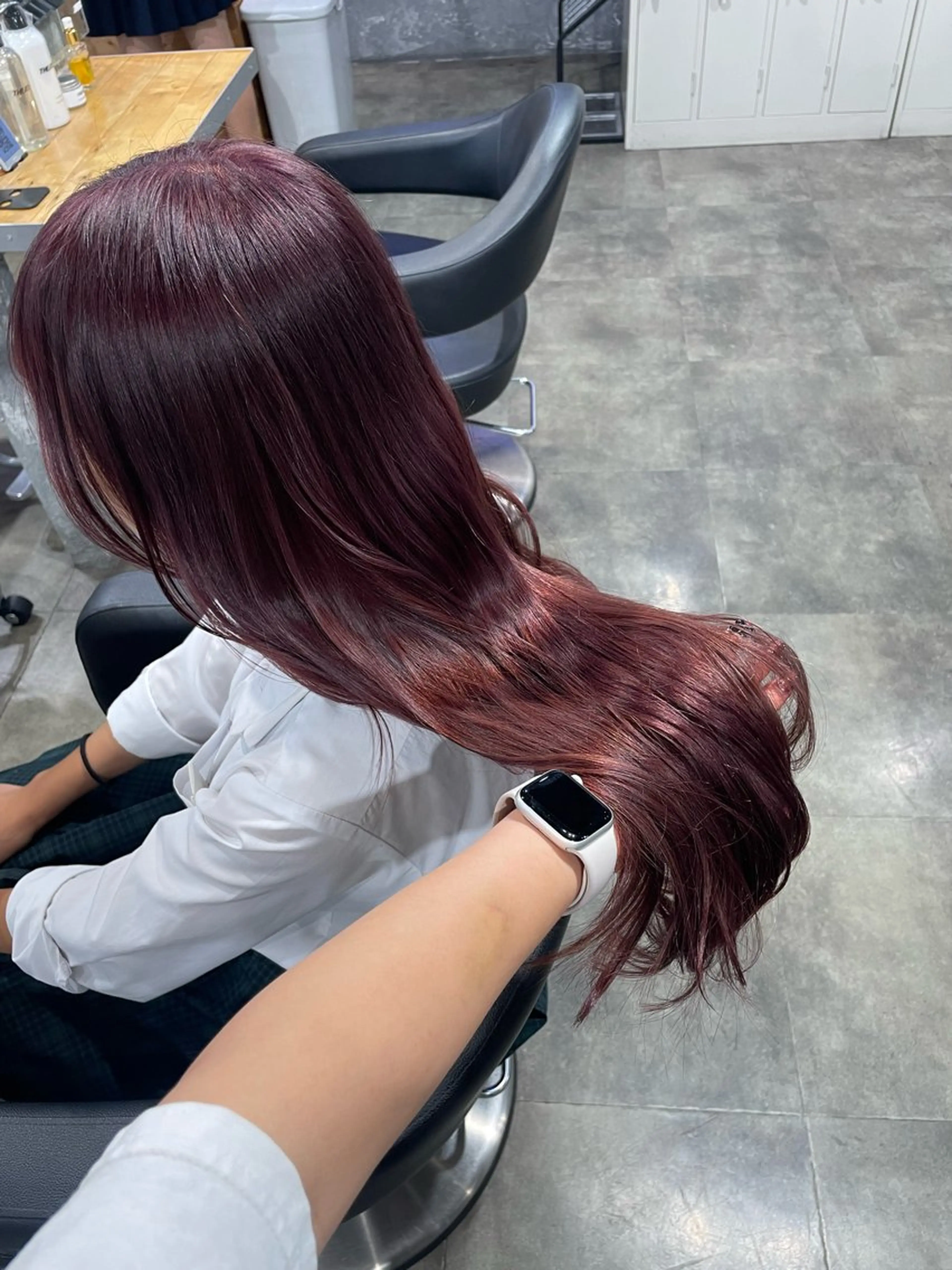 ロング カラー カット ヘアカラー ハイトーン 横浜💞ミオのヘアスタイル