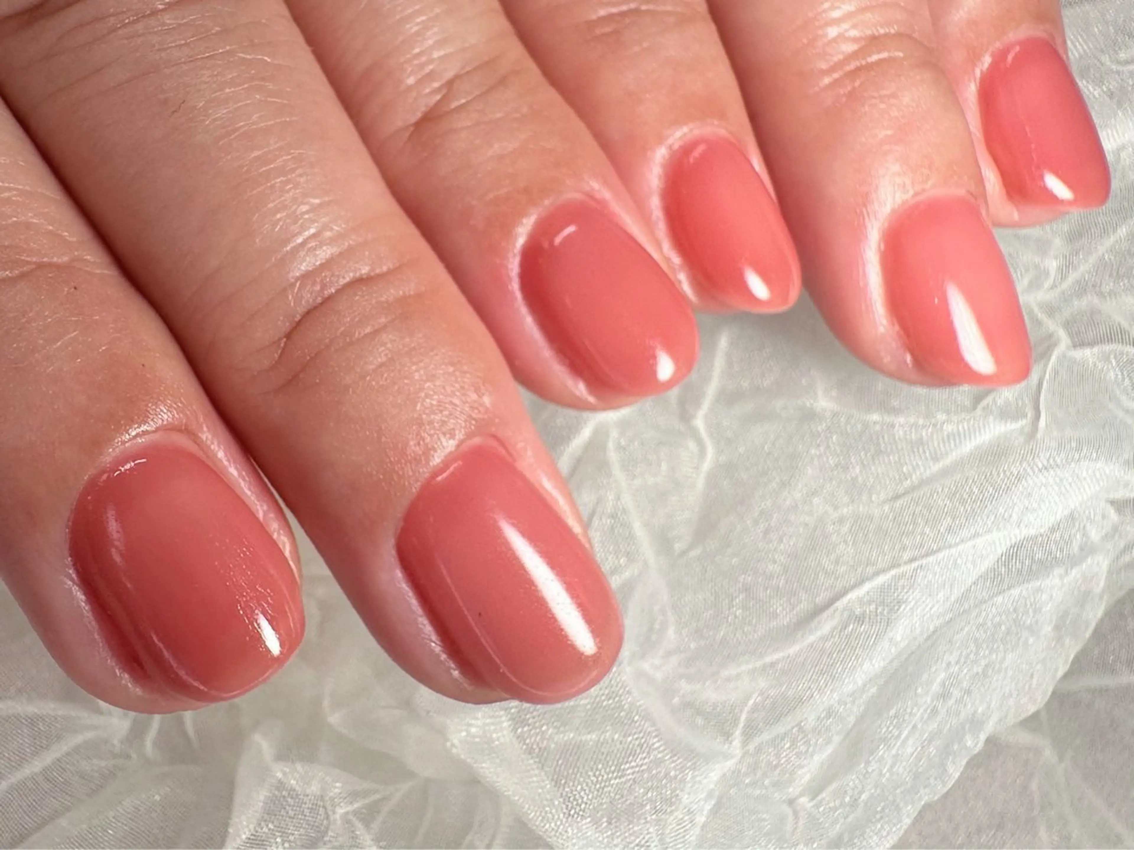 オフなし【爪悩み相談◎】プロの本気ケアで長持ちネイル◎大人ワンカラーの写真