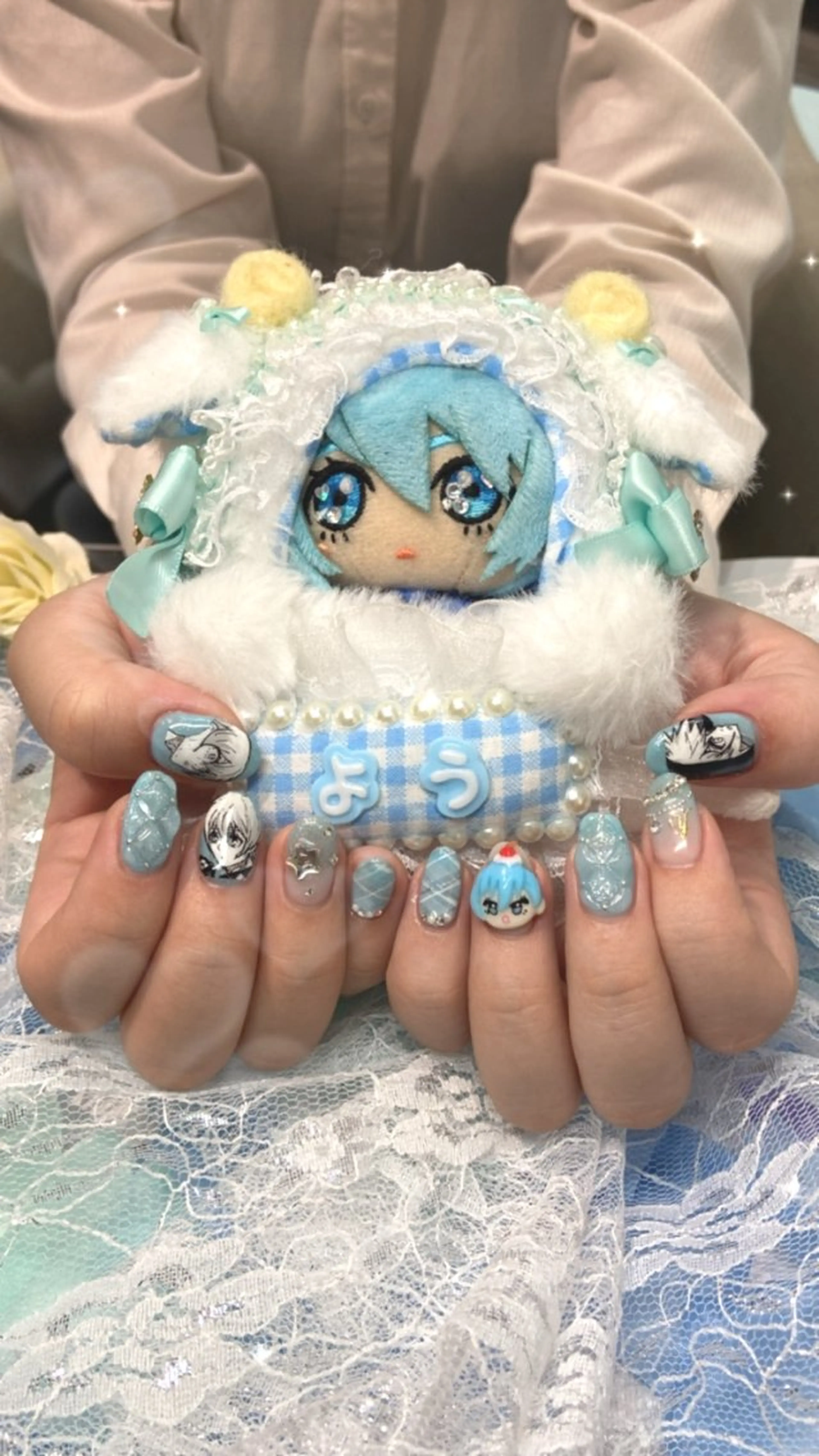 ネイル 持ち込み 🧸プルエクステ❤︎ ネイルKAO🧸のヘアスタイル