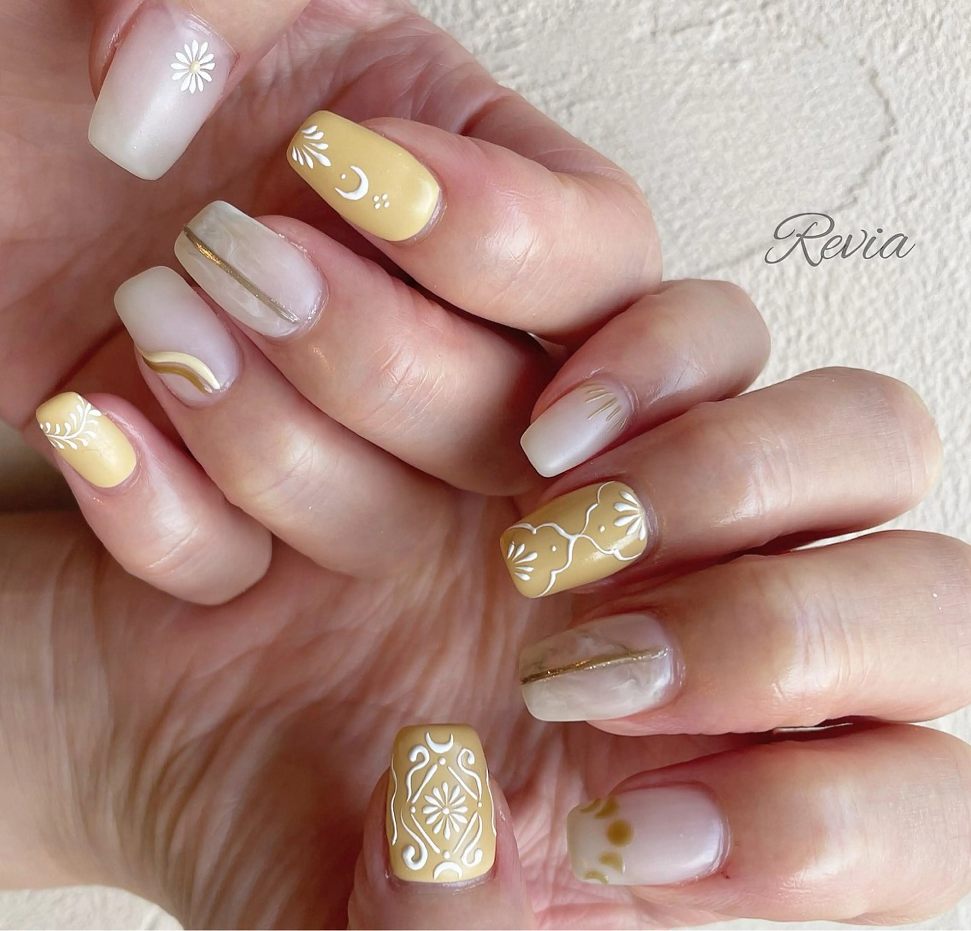 ネイル ハンドネイル revia所属・ERI Nailistのネイルデザイン