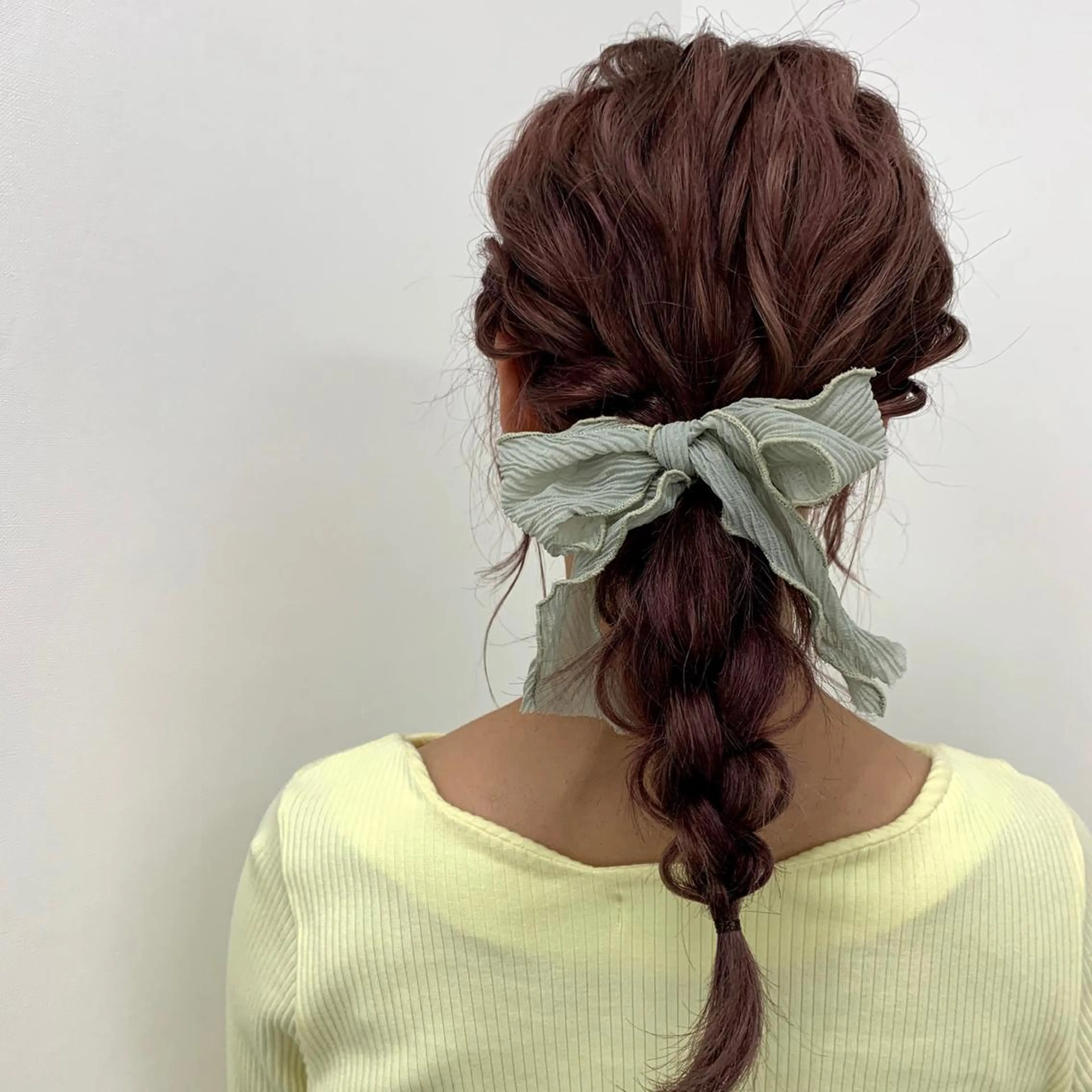 カラー ヘアアレンジ ヘアセット 🎀taro ブリーチなしカラーのヘアスタイル