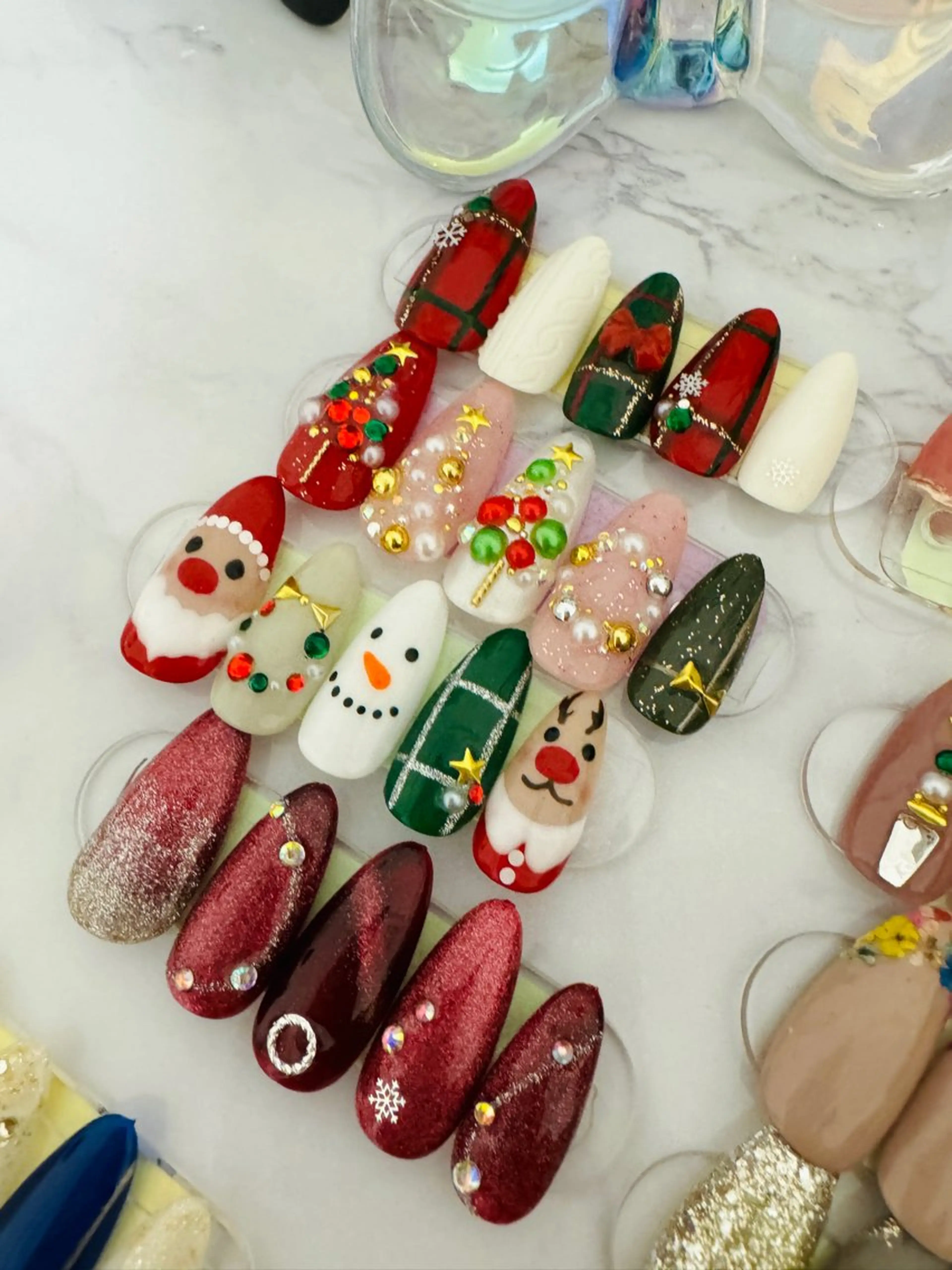 ネイル 冬ネイル クリスマス NAILSALON　papillon所属・NAILSALON papillonのネイルデザイン