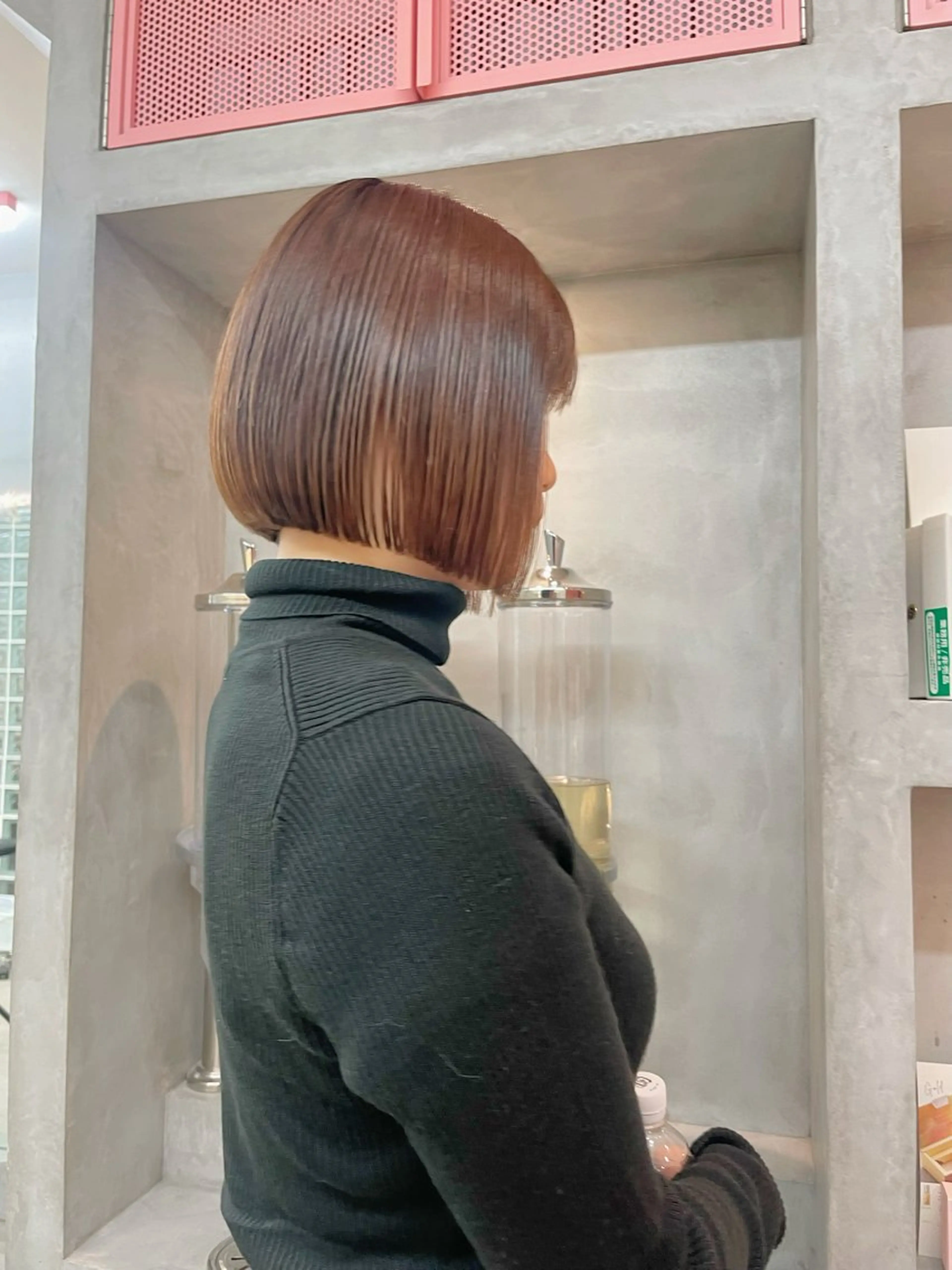 ショート Misaki /ボブ/縮毛矯正のヘアスタイル