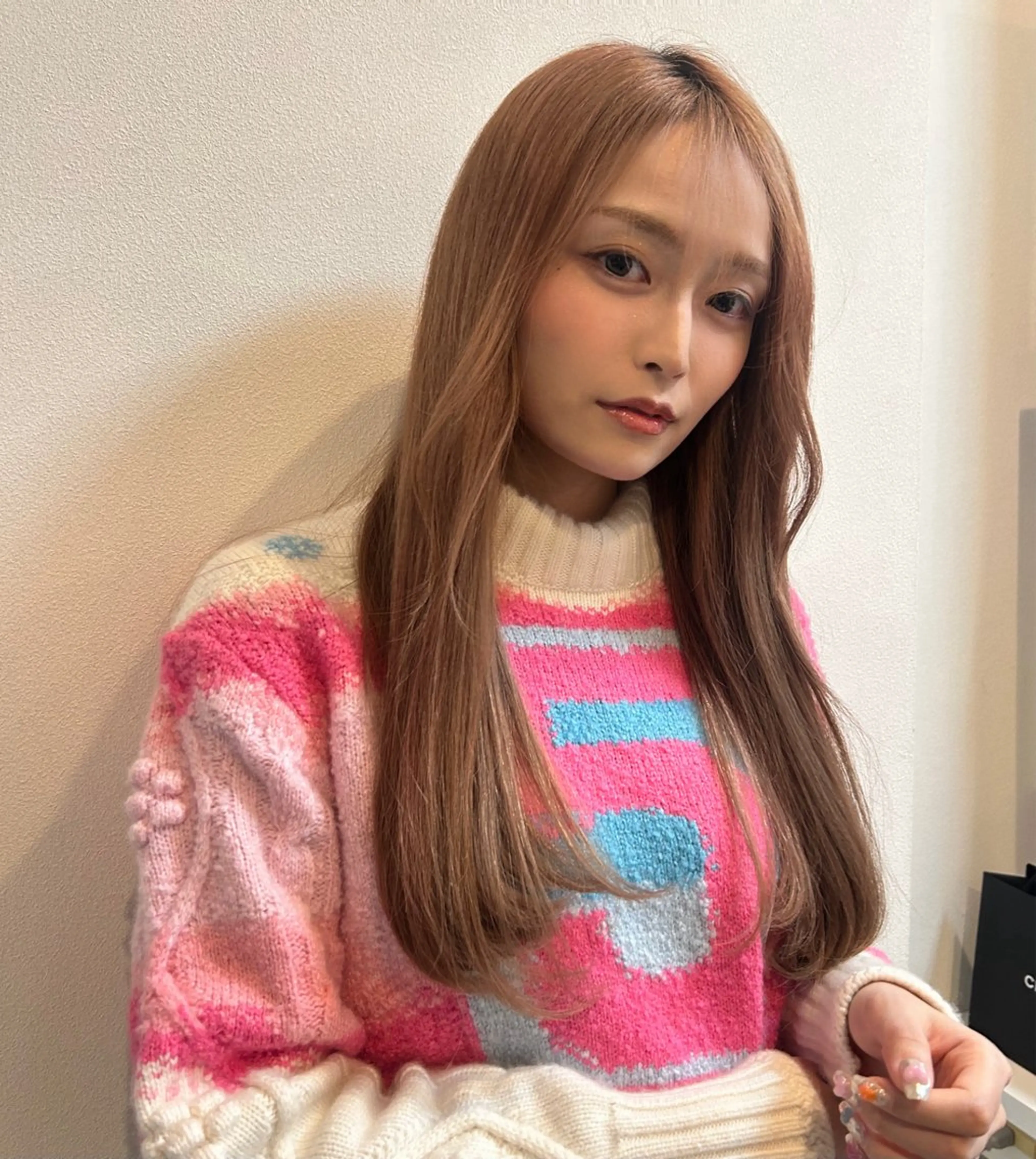 ロング カラー ヘアアレンジ ヘアカラー トリートメント fumika🎀 ベージュのヘアスタイル