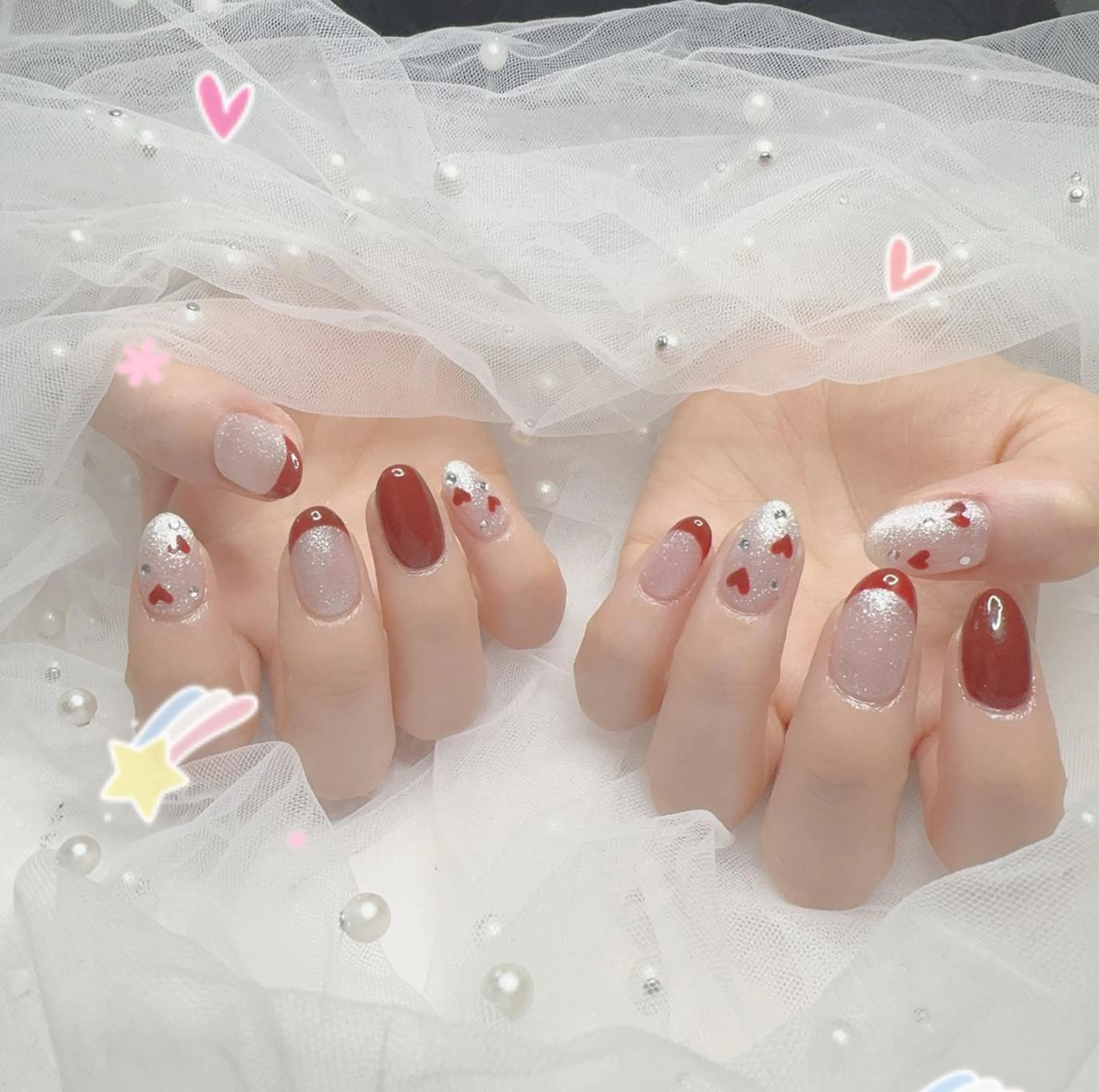 ネイル ハンドネイル 🎀シズカ nail🎀のネイルデザイン