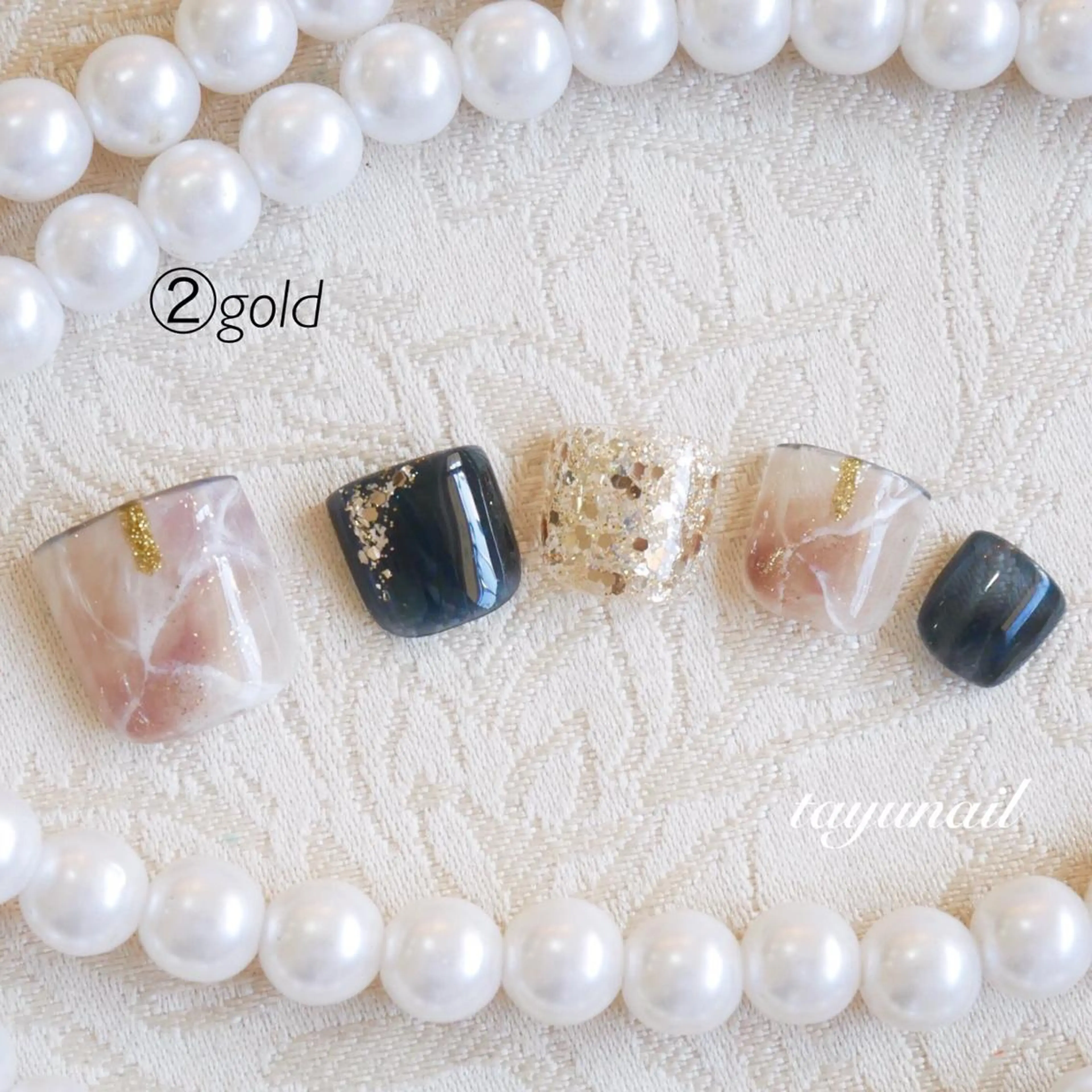 ネイル フットネイル ネイルサロン・ネイルスクール　たゆnail所属・ネイルサロン 【たゆnail】のネイルデザイン