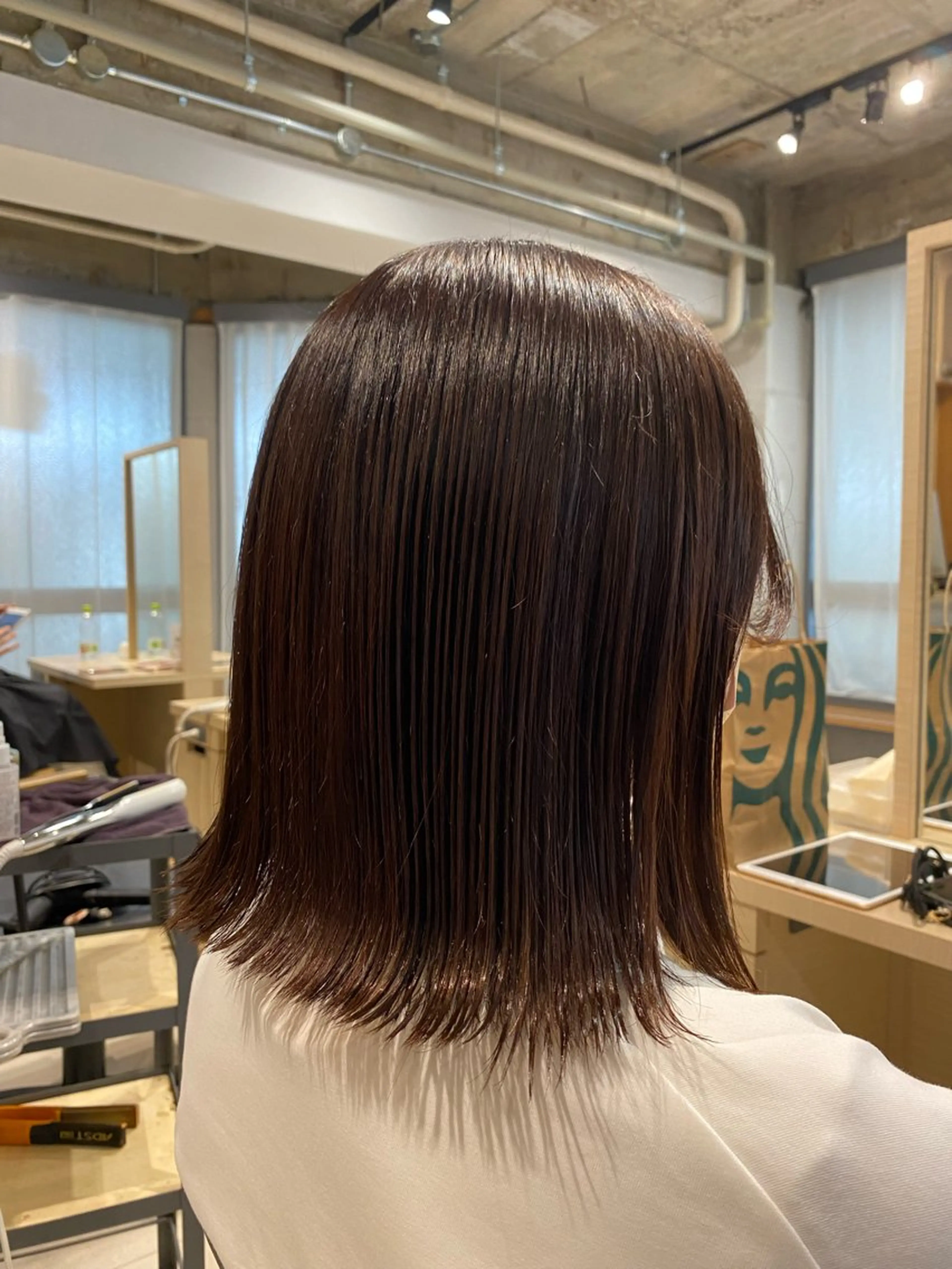 ミディアム ヘアカラー ai ㅤのヘアスタイル
