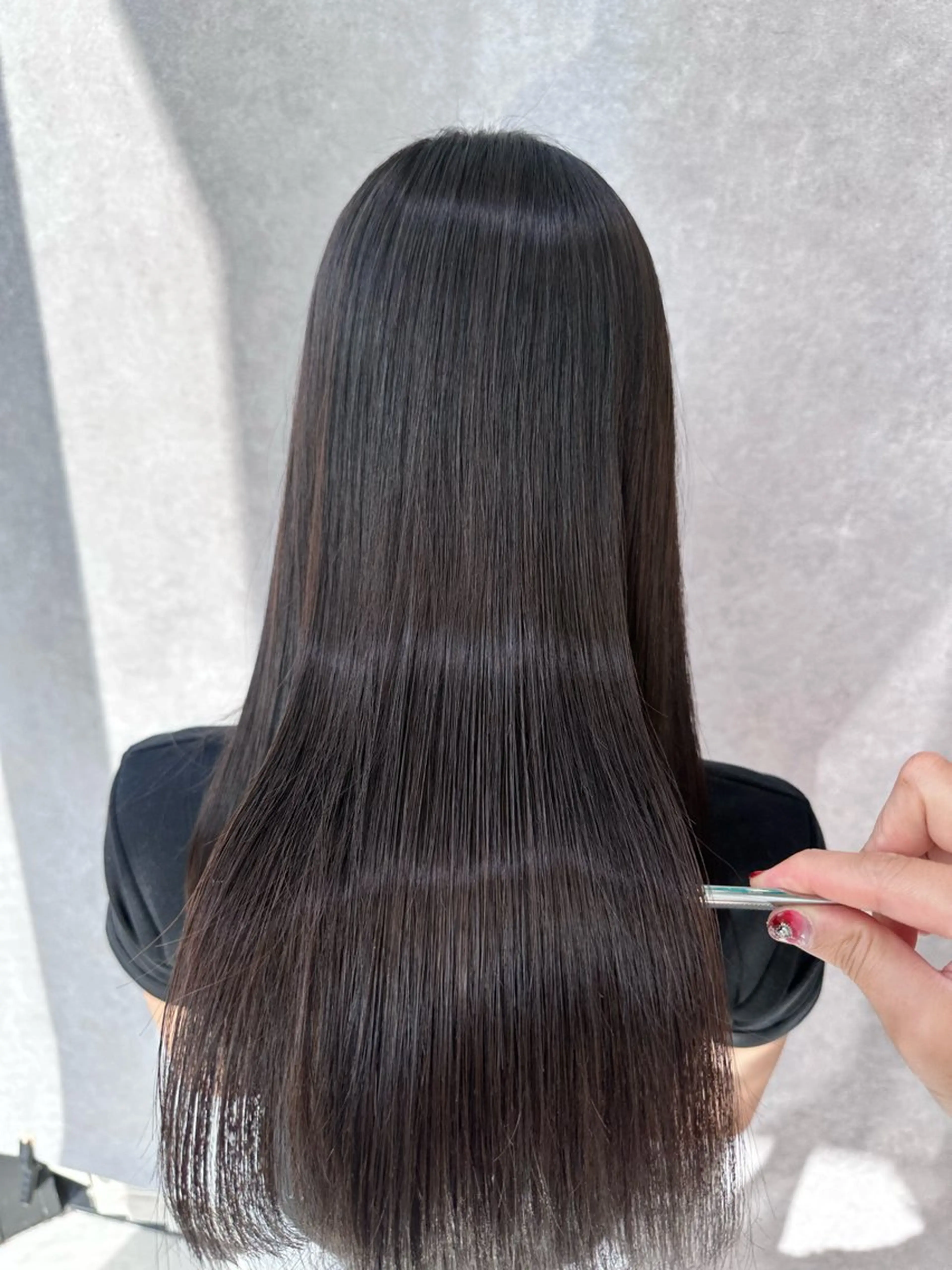 ロング 🔸縮毛矯正/髪質 改善カラー石崎🔸のヘアスタイル