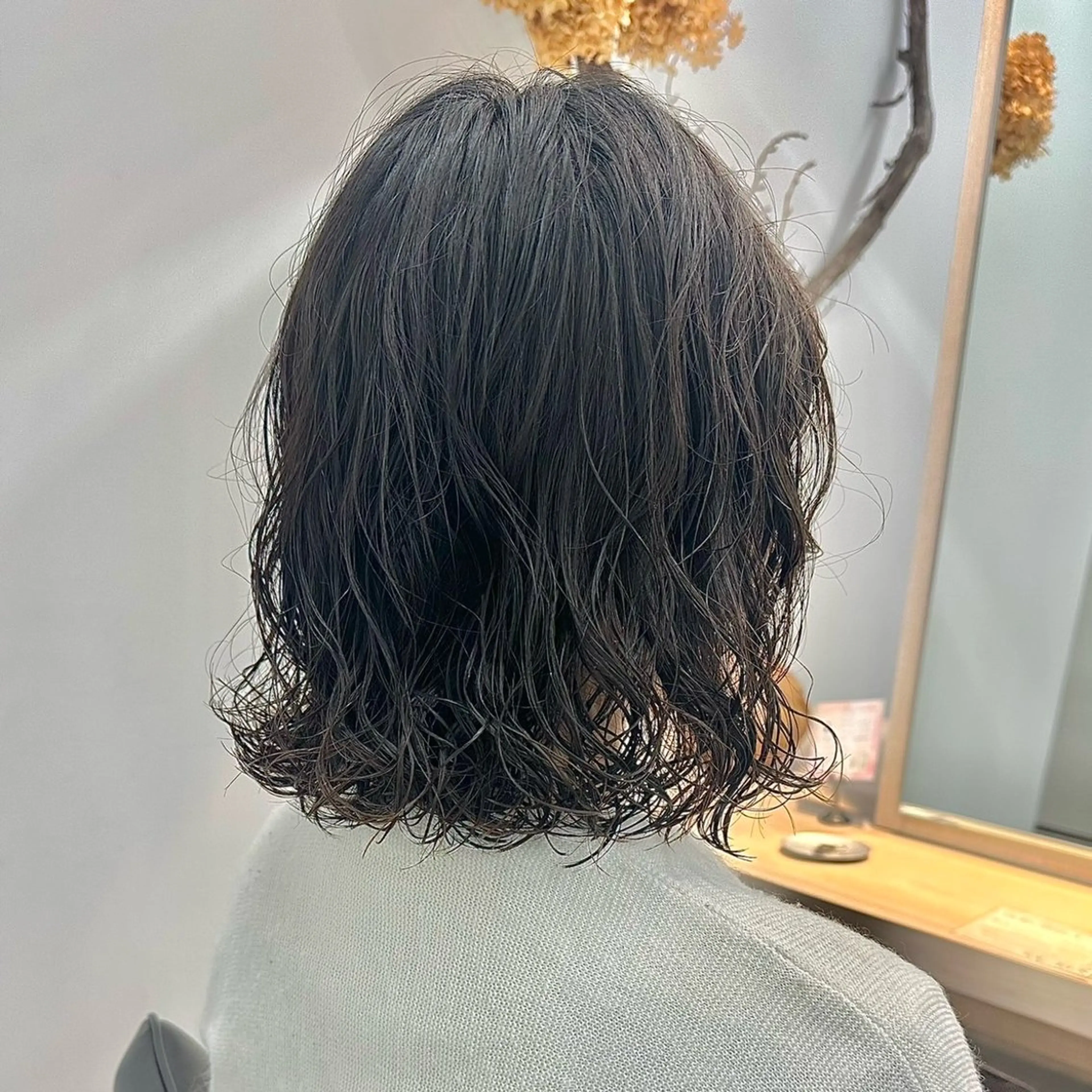 パーマ ボブ カット パーマ かどたはるな レイヤー/パーマのヘアスタイル