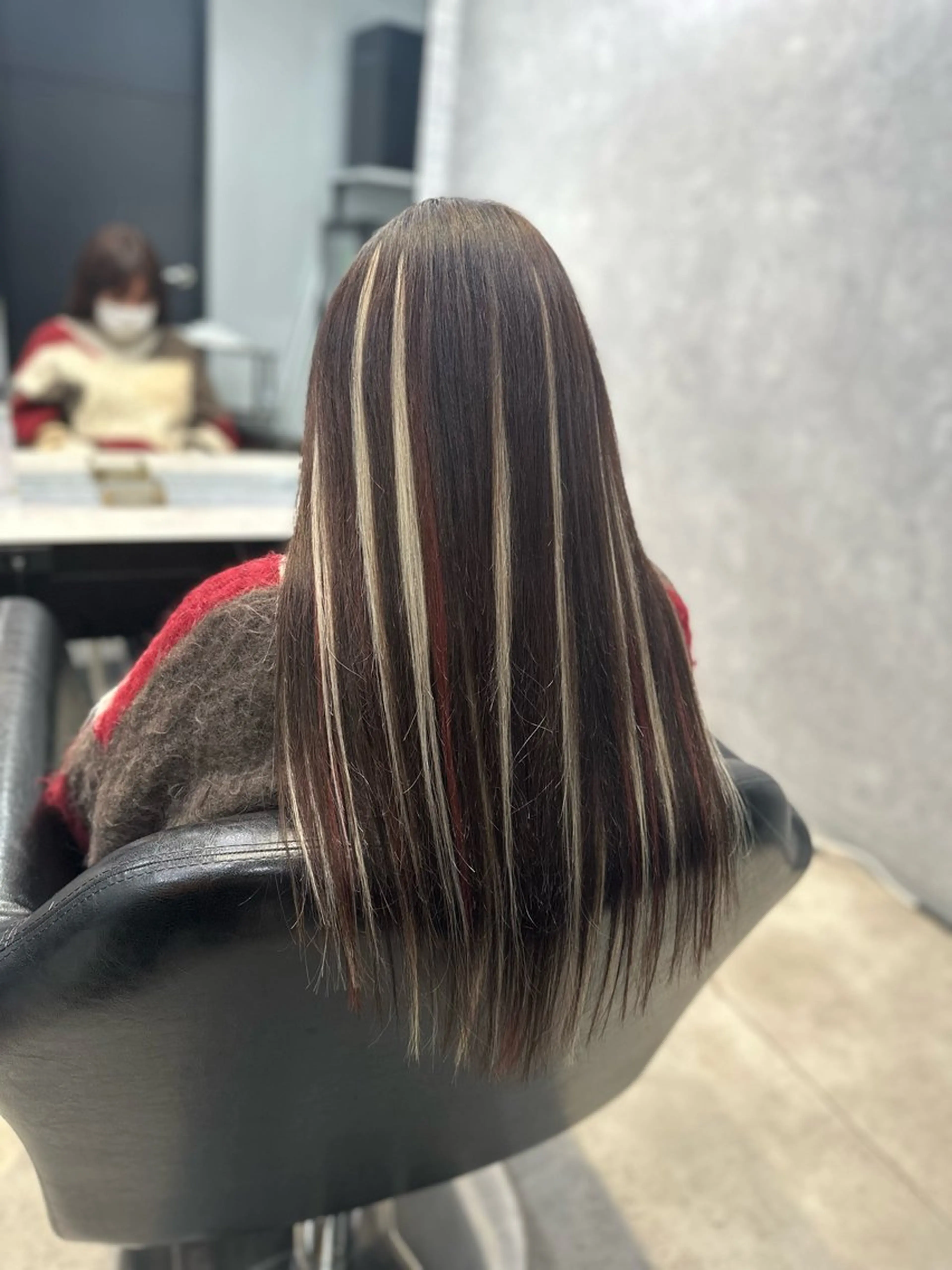 ミディアム プルエクステ ボブ エクステ ハイライト 🪡プルエクステ🪡 カラエク評価◎ユウゴのヘアスタイル