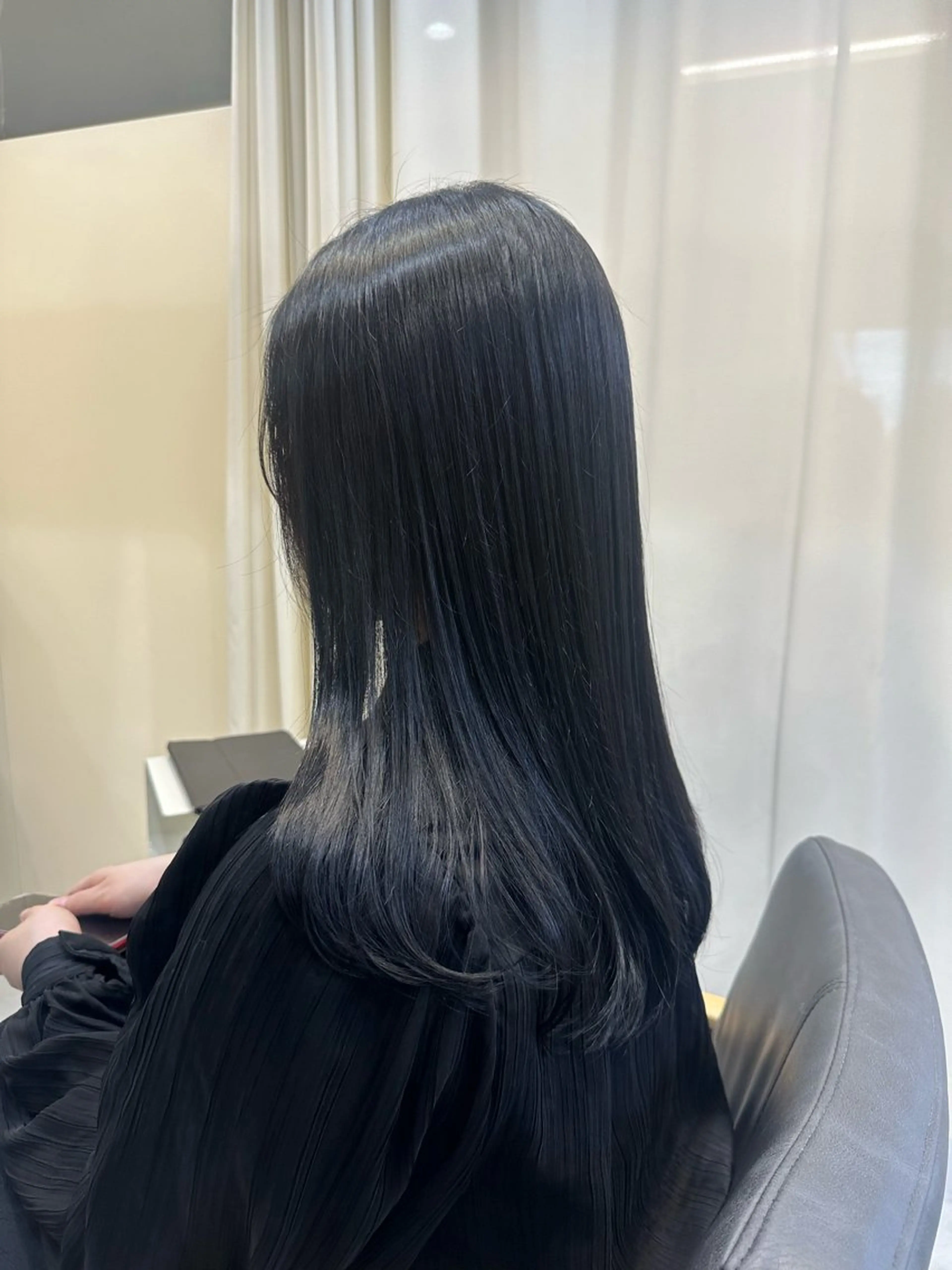 【4回目以降】🌈カット + ケアカラー（鎖骨​〜​ロング）+ 3stepトリートメント🫧の写真