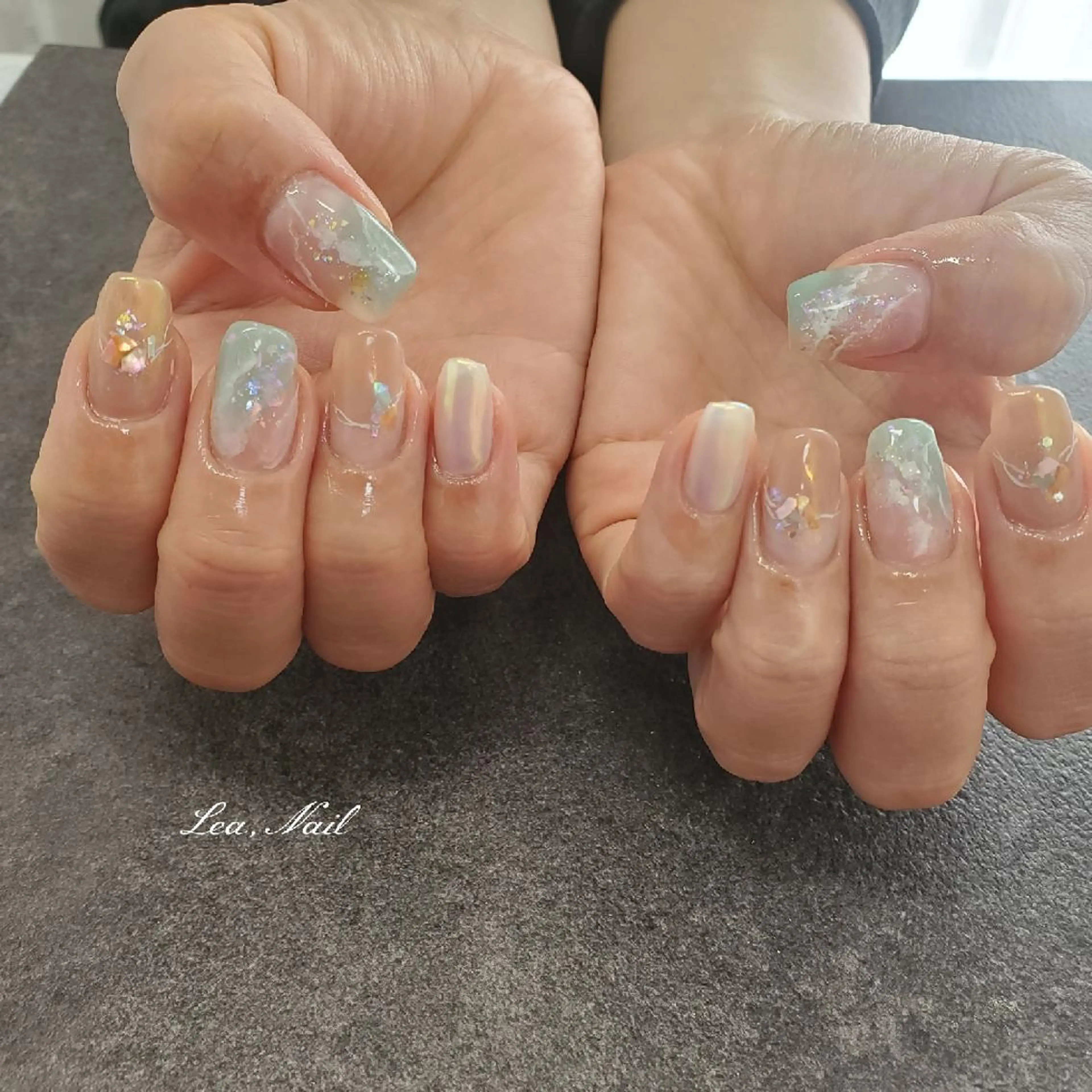 ネイル 持ち込み Lea,Nail所属・松橋 愛のネイルデザイン