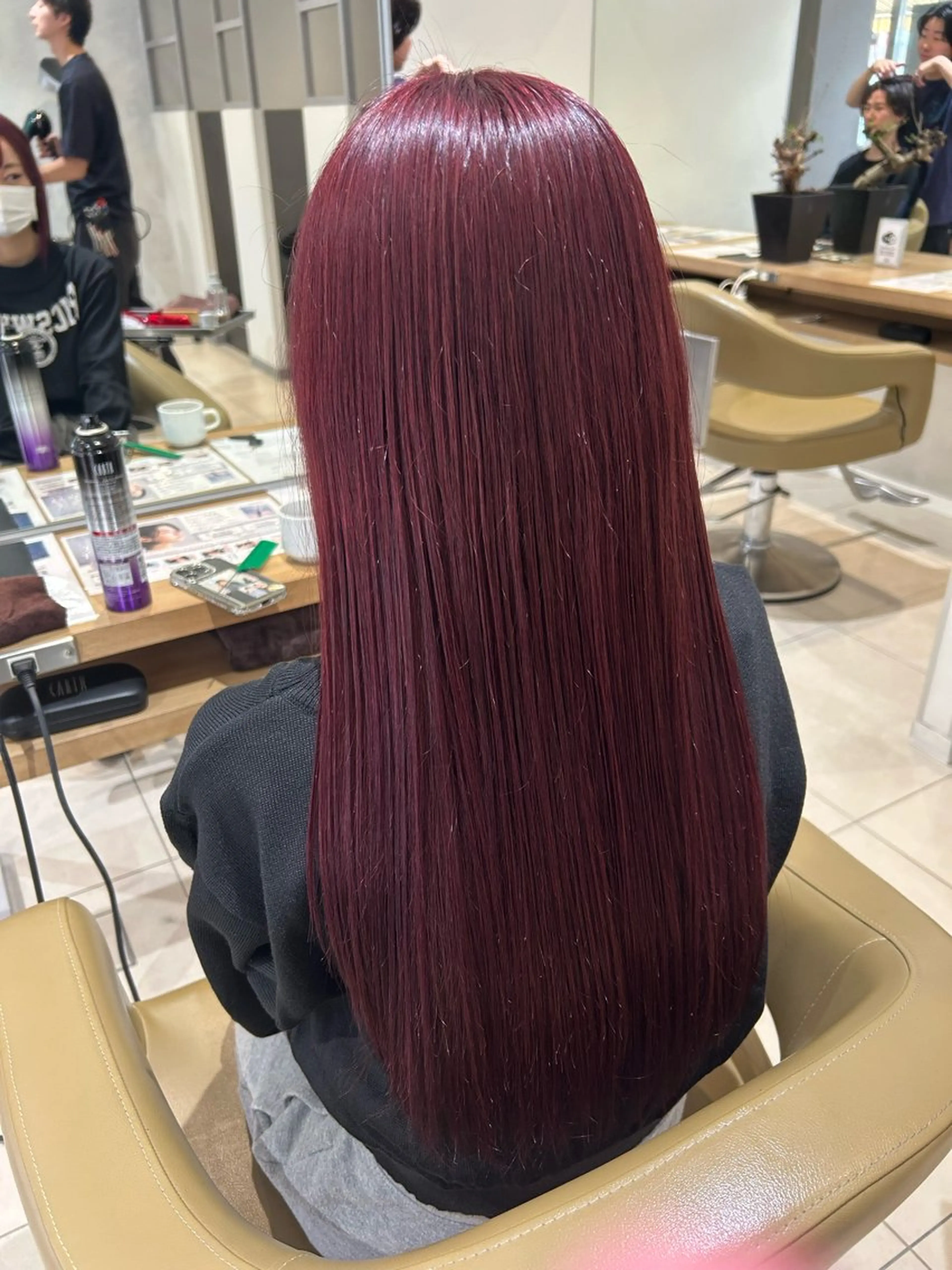 ロング カラー ヘアカラー トリートメント 🦖ミニボブ/ボブ /MOEKA🦕のヘアスタイル