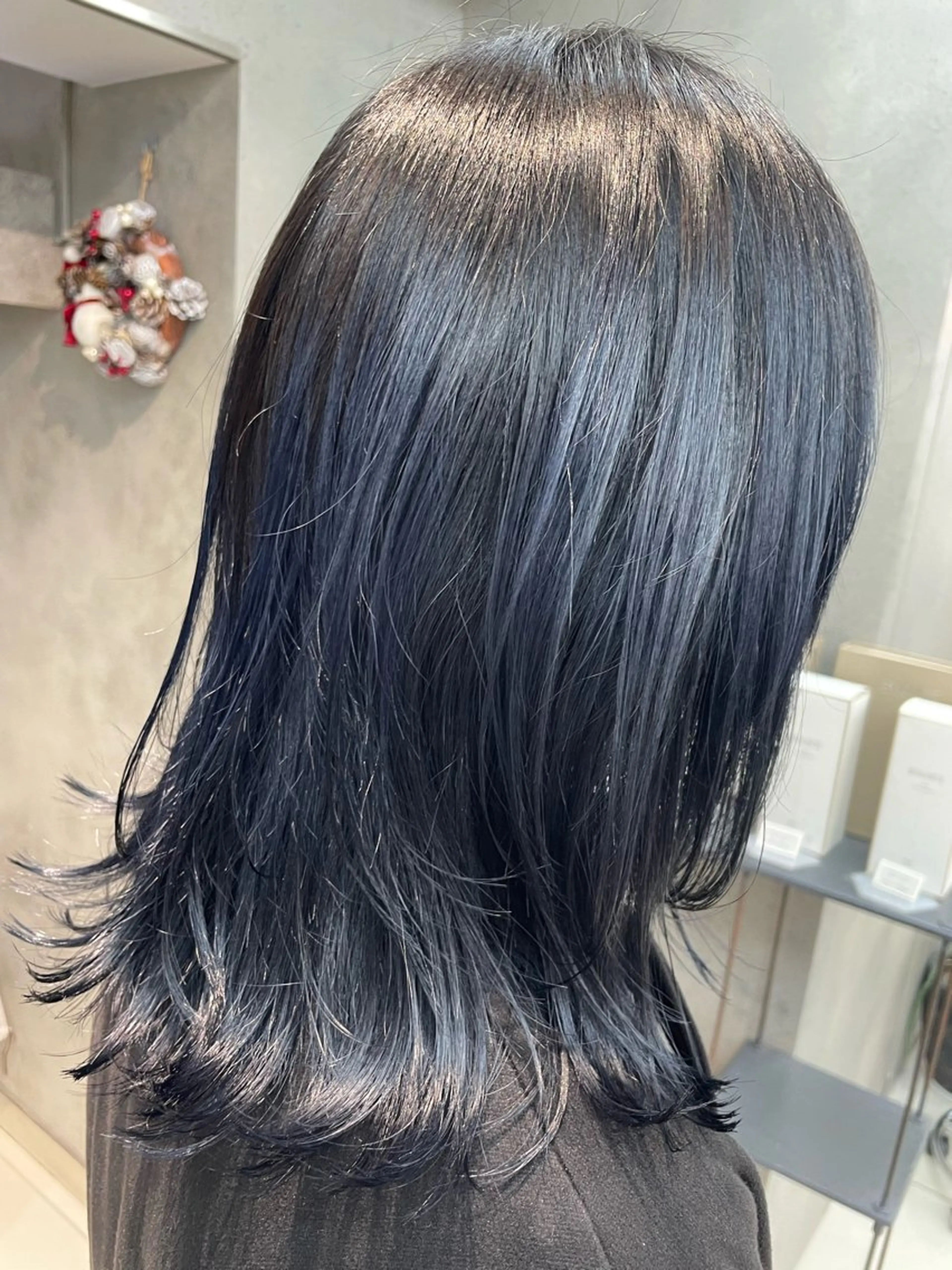 ミディアム カラー ボブ/透明感ベージュ 🫧クルミ🌟のヘアスタイル