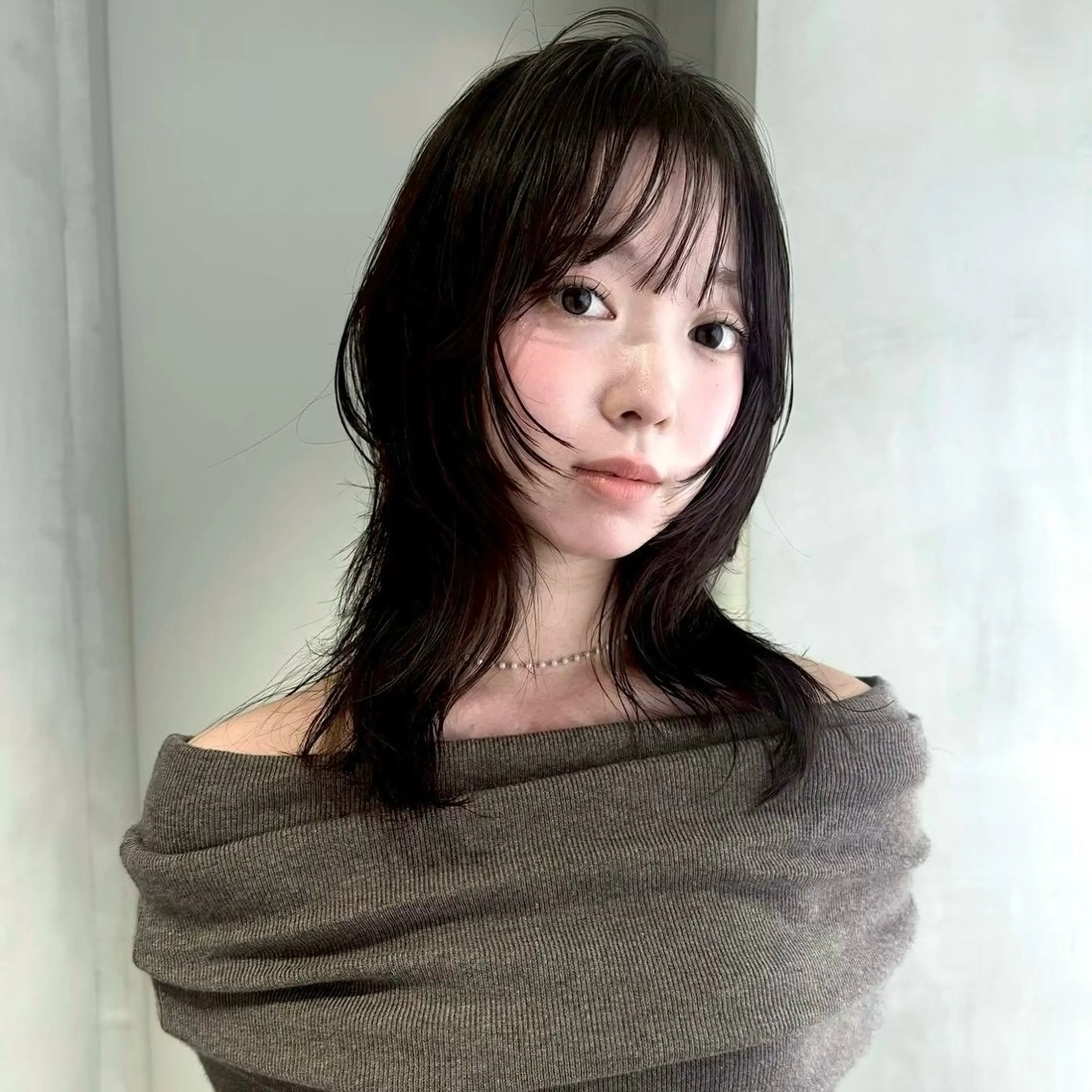 ミディアム カット ヘアカラー トリートメント 銀座/艶カラー/ ボブ/本田 聖のヘアスタイル