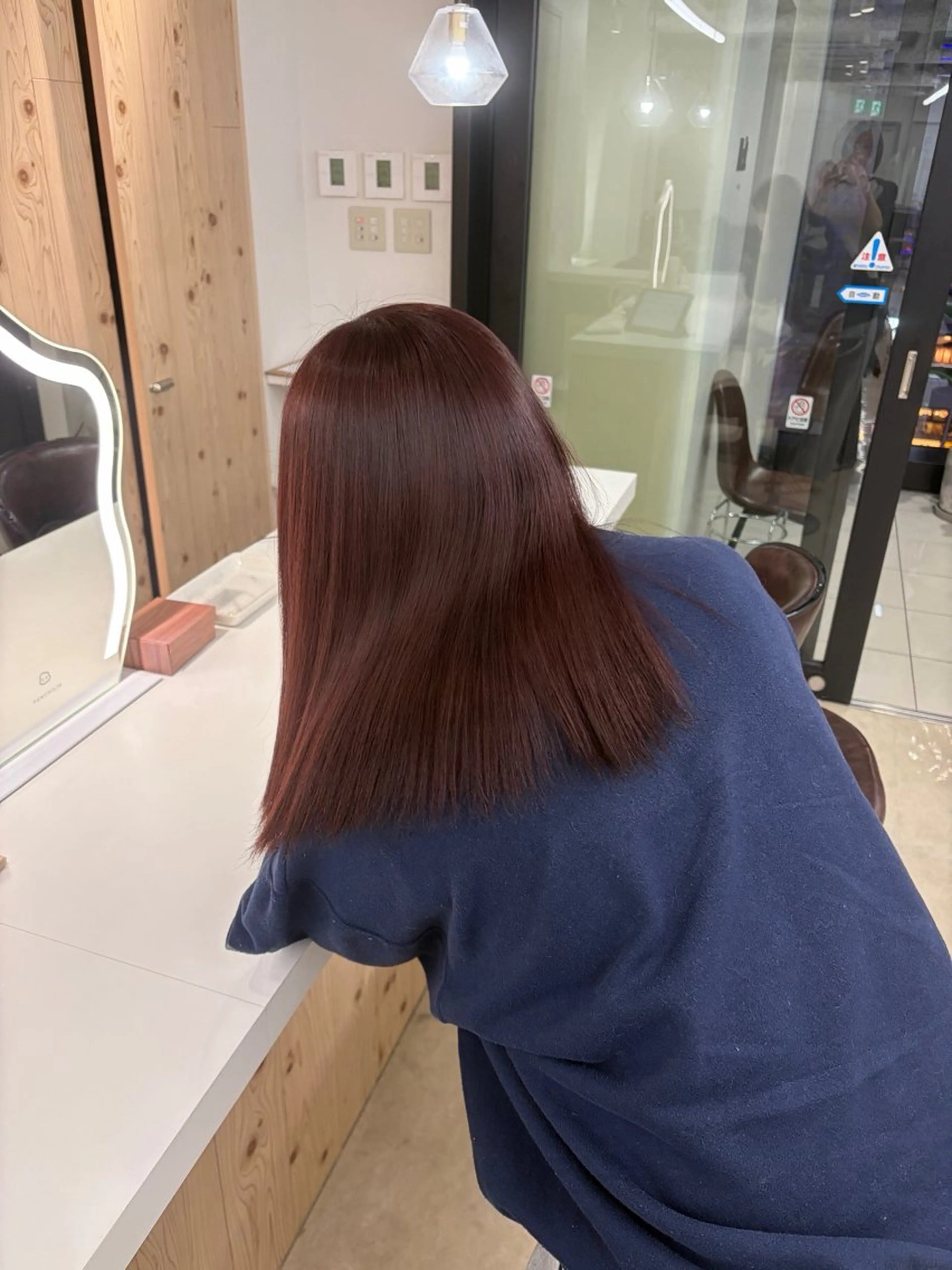 ミディアム カラー ヘアカラー 透明感/ブリーチカラ ー🦋Rico🦋のヘアスタイル