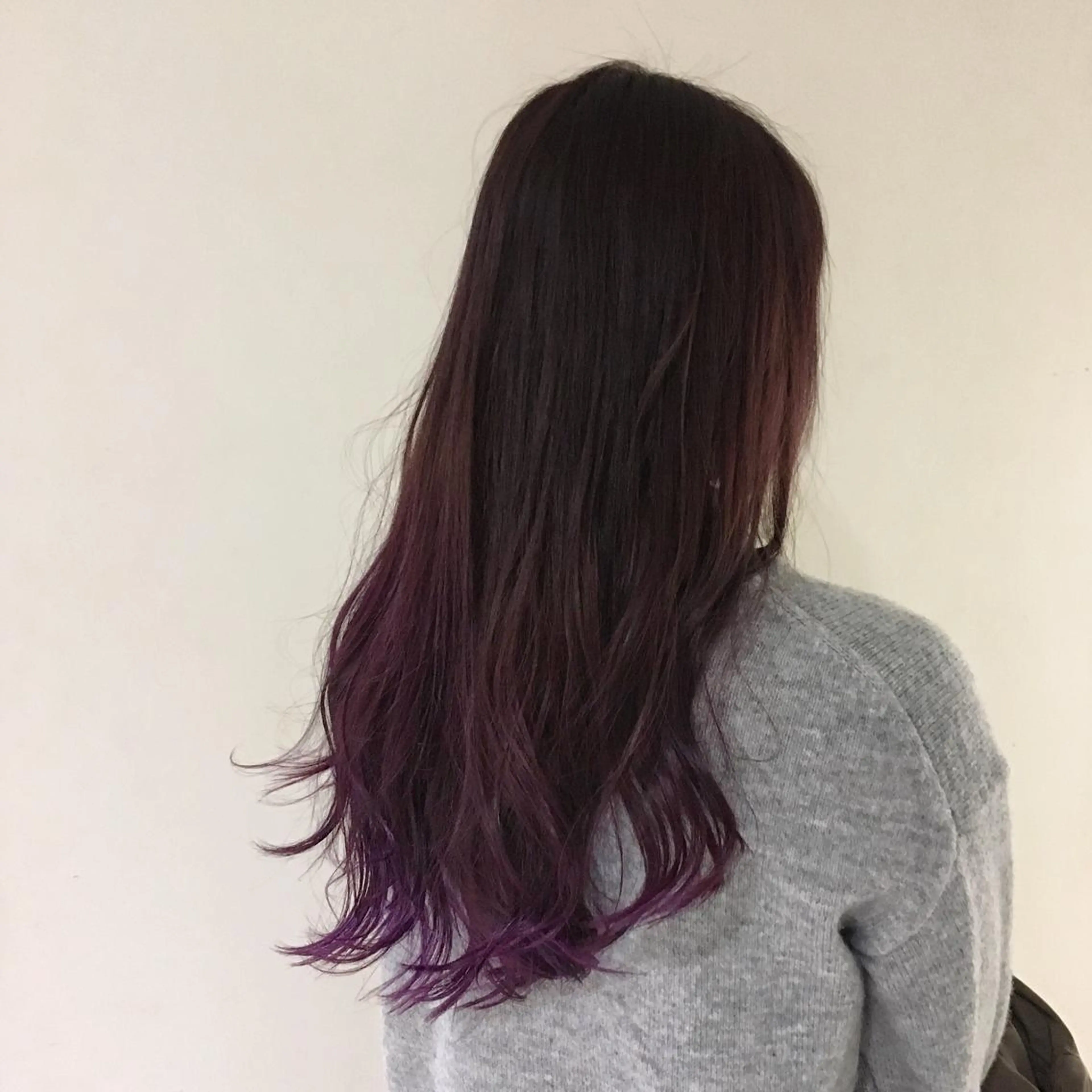 ロング カラー パープルカラー ひらやま りょういちのヘアスタイル
