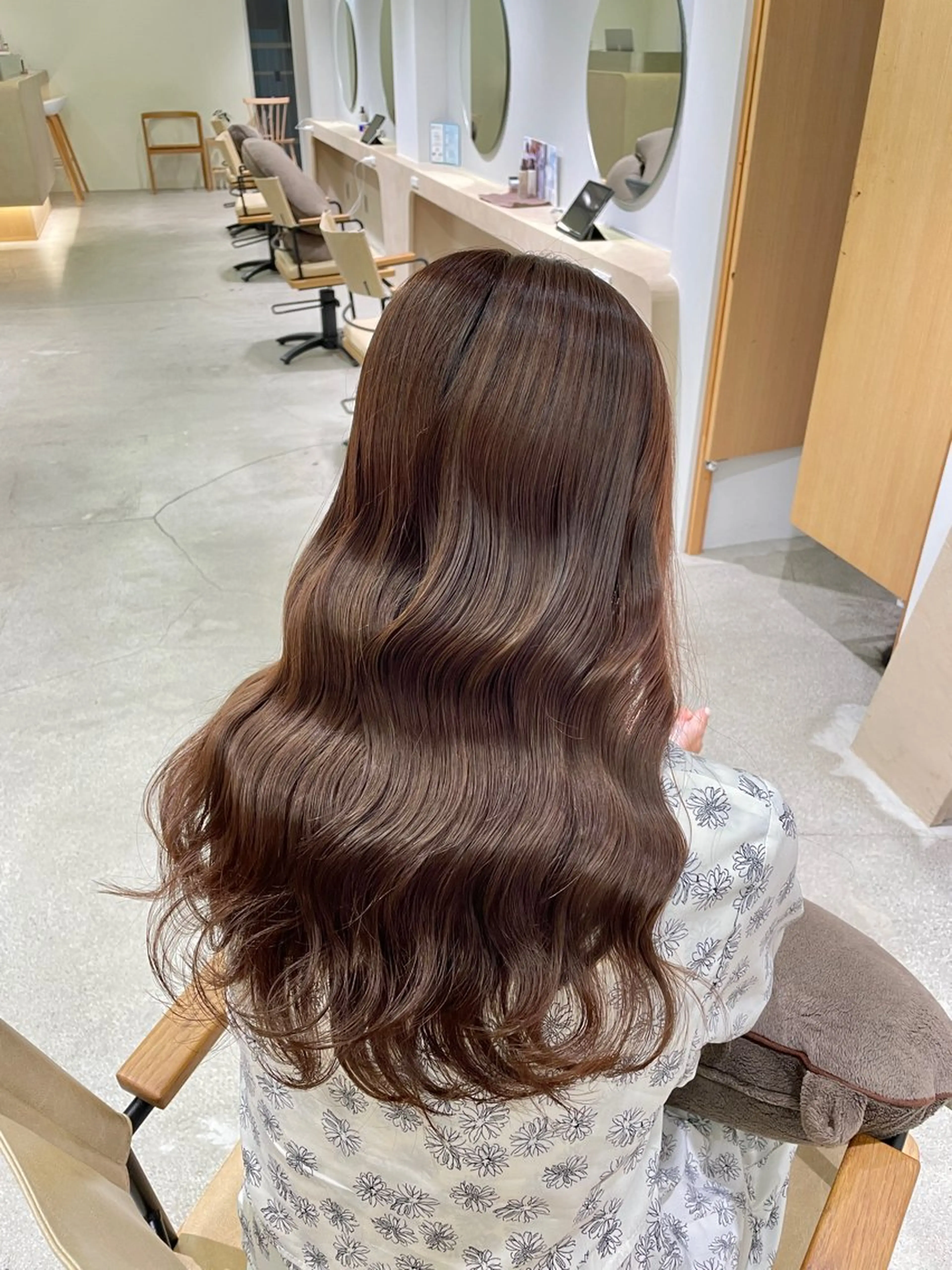 カラー ブリーチ ケアブリーチ 透明感カラー ダブルカラー イヤリングカラー ulu名古屋栄所属・落合しほ/韓国ヘア/ 髪質改善/縮毛矯正のヘアスタイル