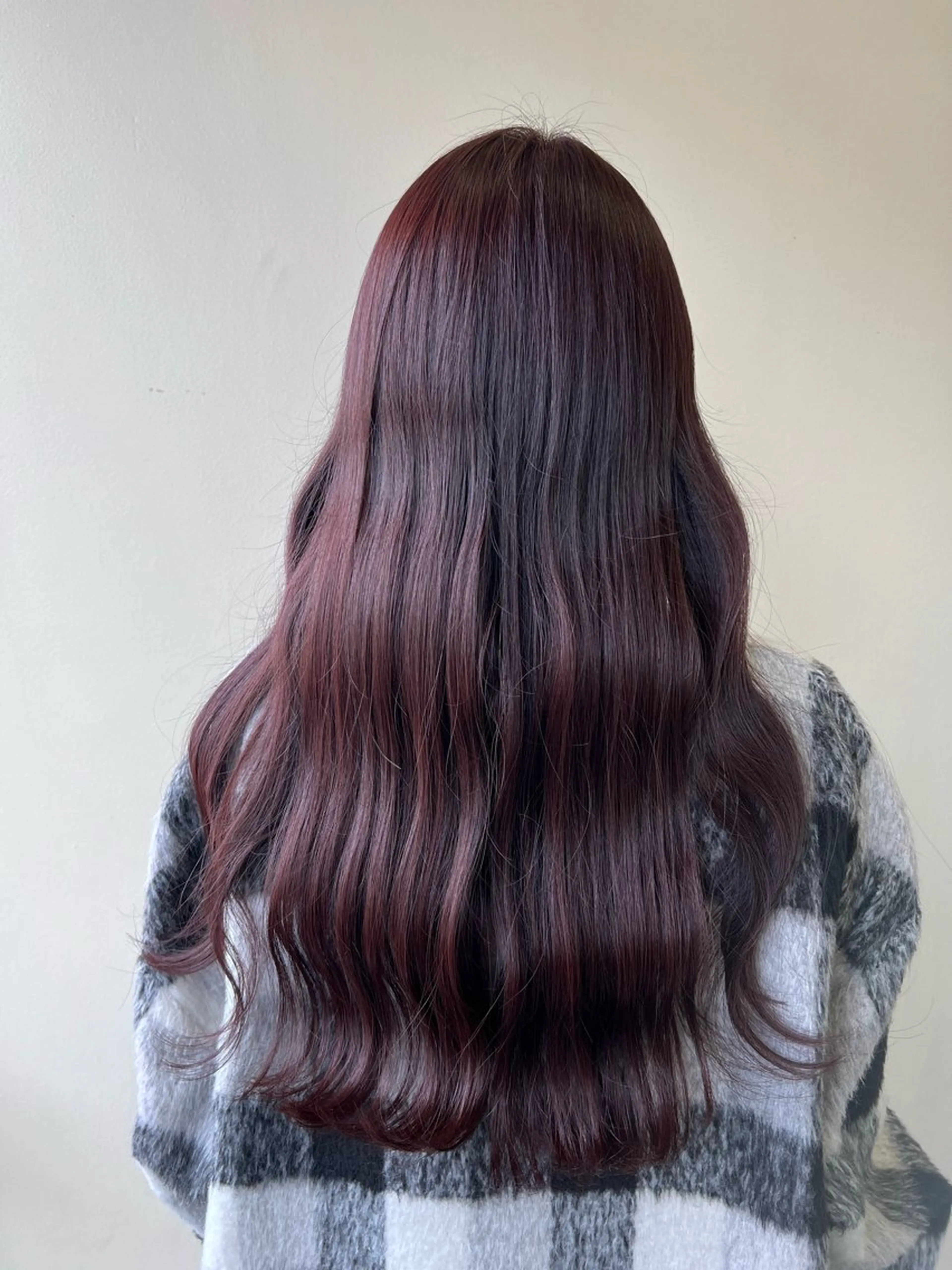 ロング カット ヘアカラー トリートメント 韓国ヘア🇰🇷 SAYAのヘアスタイル