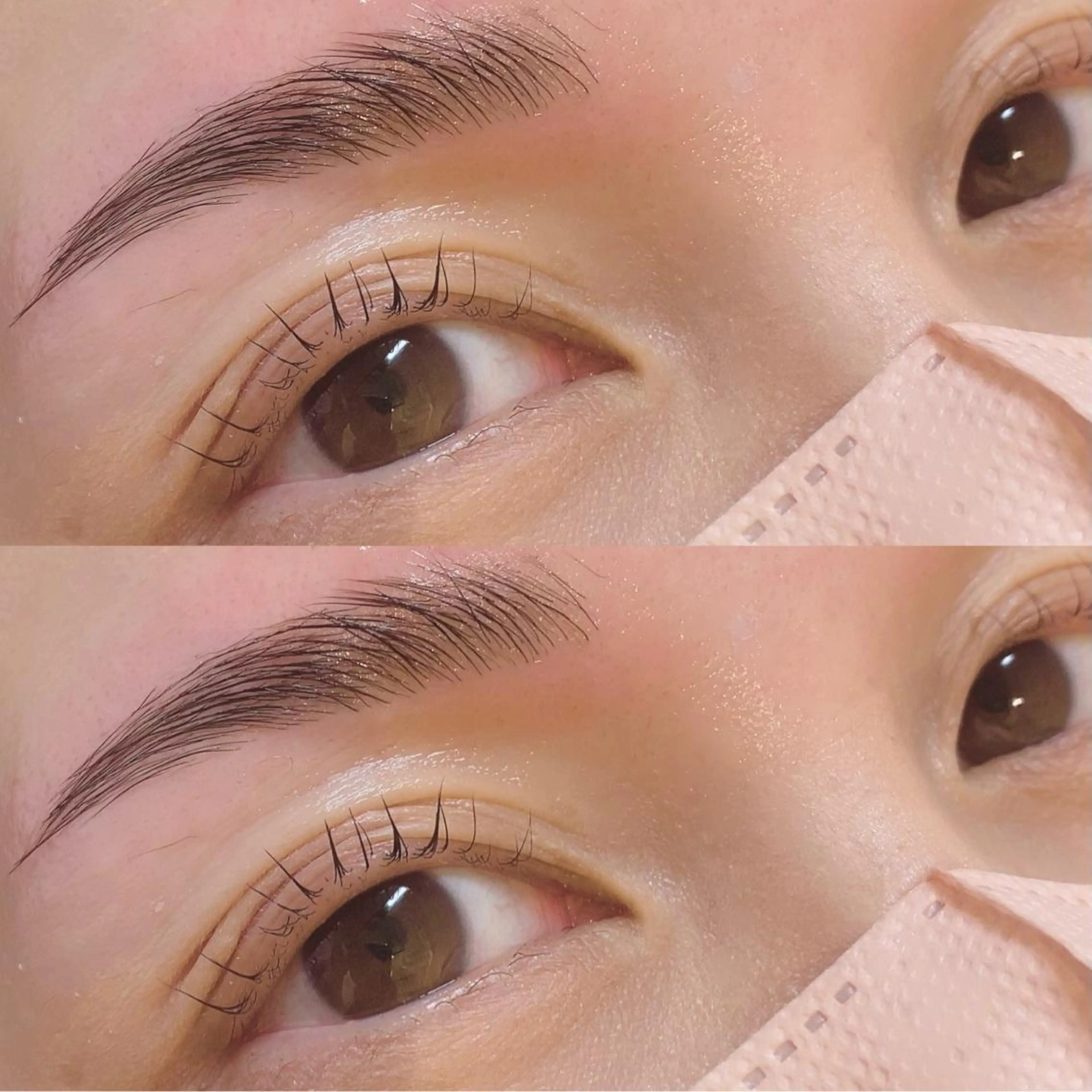 マツエク・マツパ アイブロウ ハリウッドブロウリフト パリジェンヌラッシュリフト 十文字 りょうのマツエク・マツパデザイン