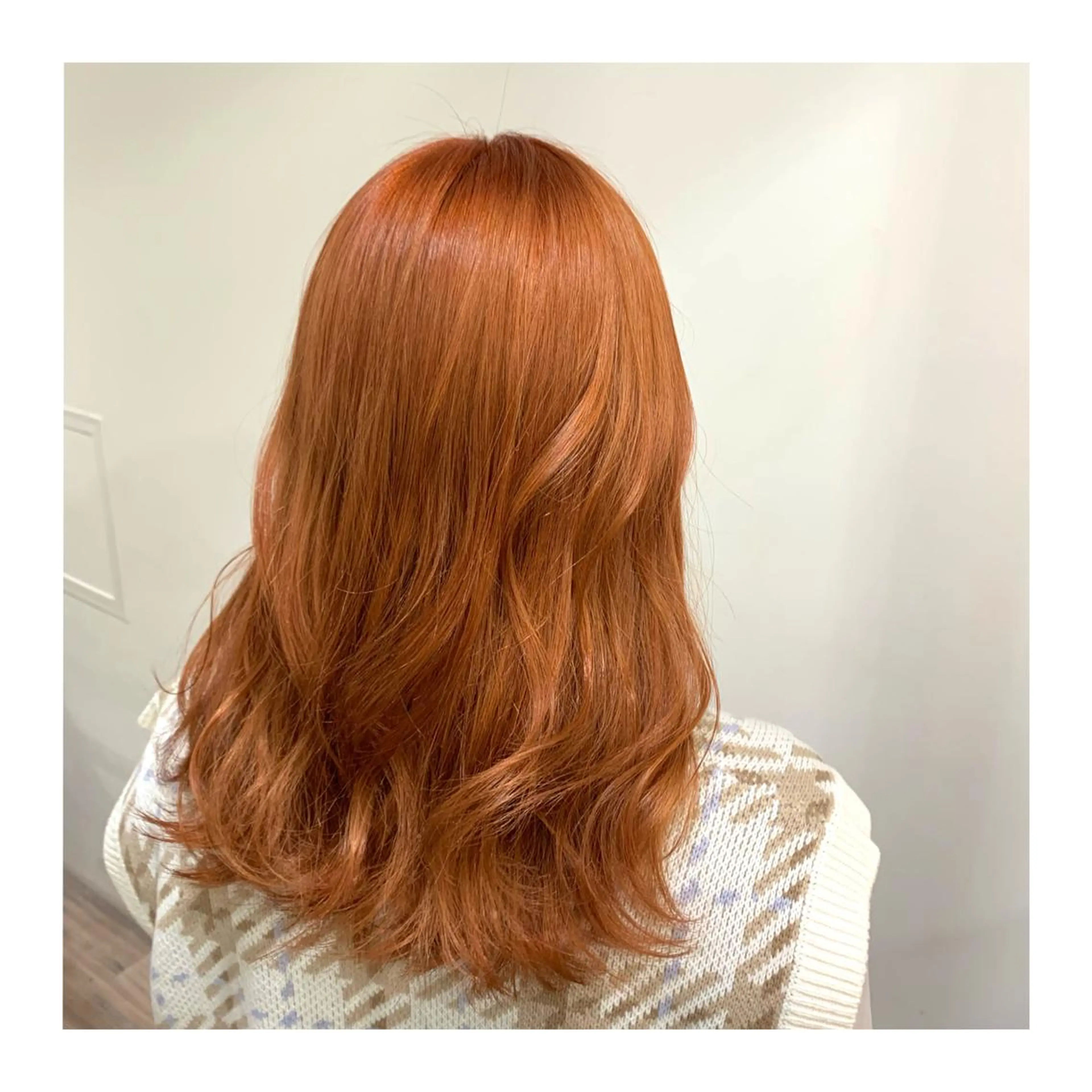 ロング カラー あべ ゆうかのヘアスタイル