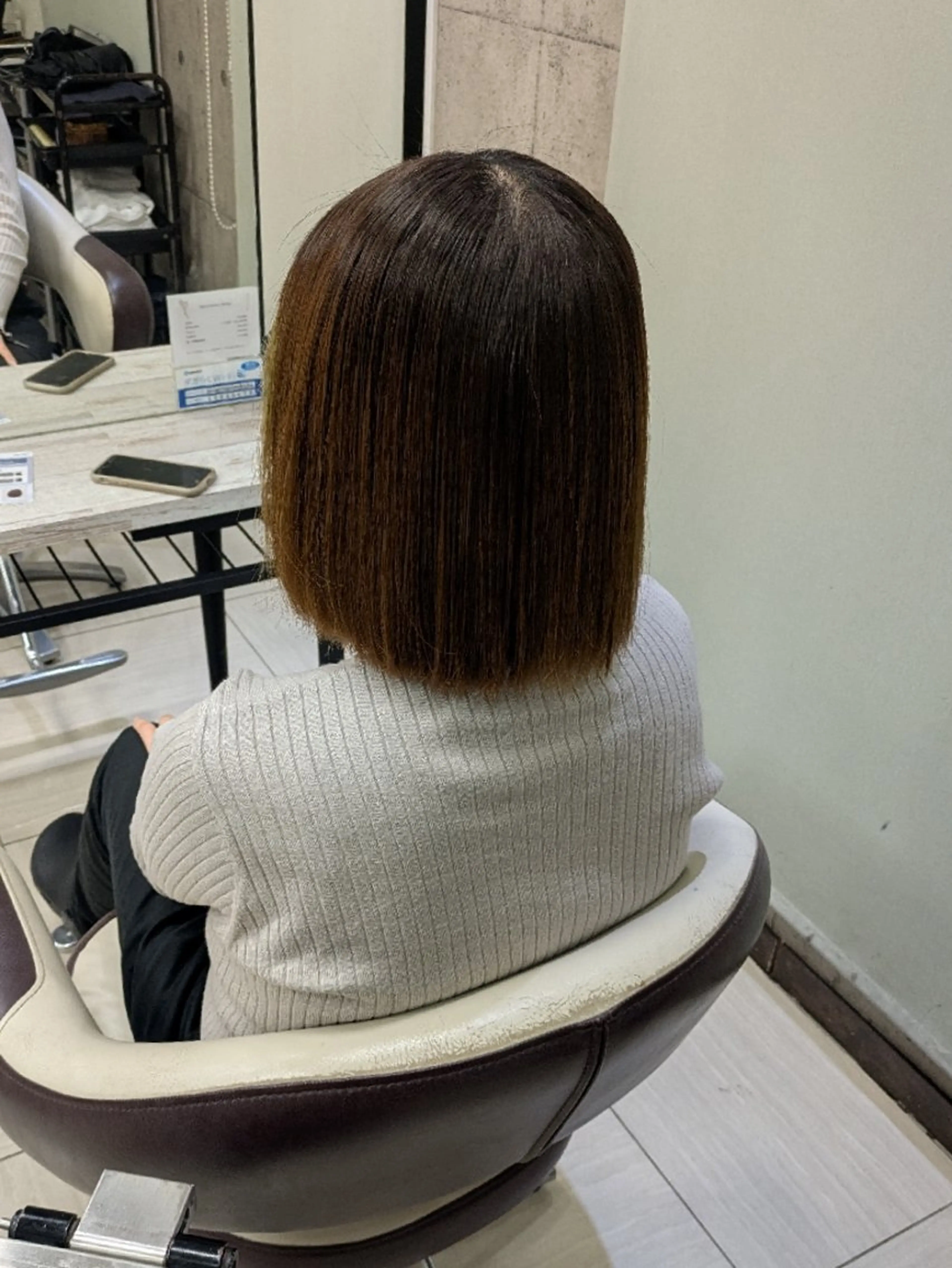 縮毛矯正 小林 凜のヘアスタイル