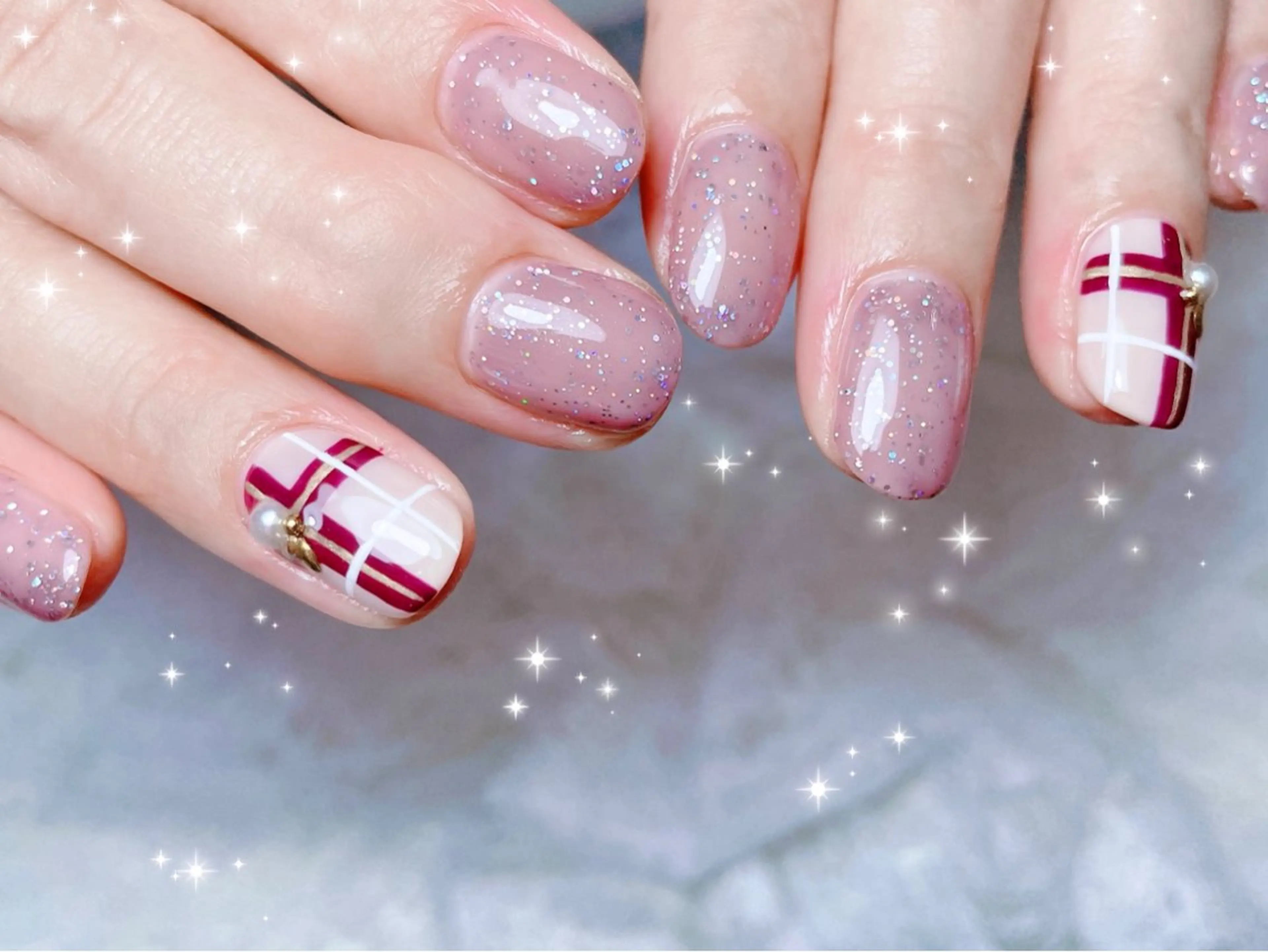 ネイル アートネイル ハンドネイル FLARE NAIL フレアネイルのネイルデザイン