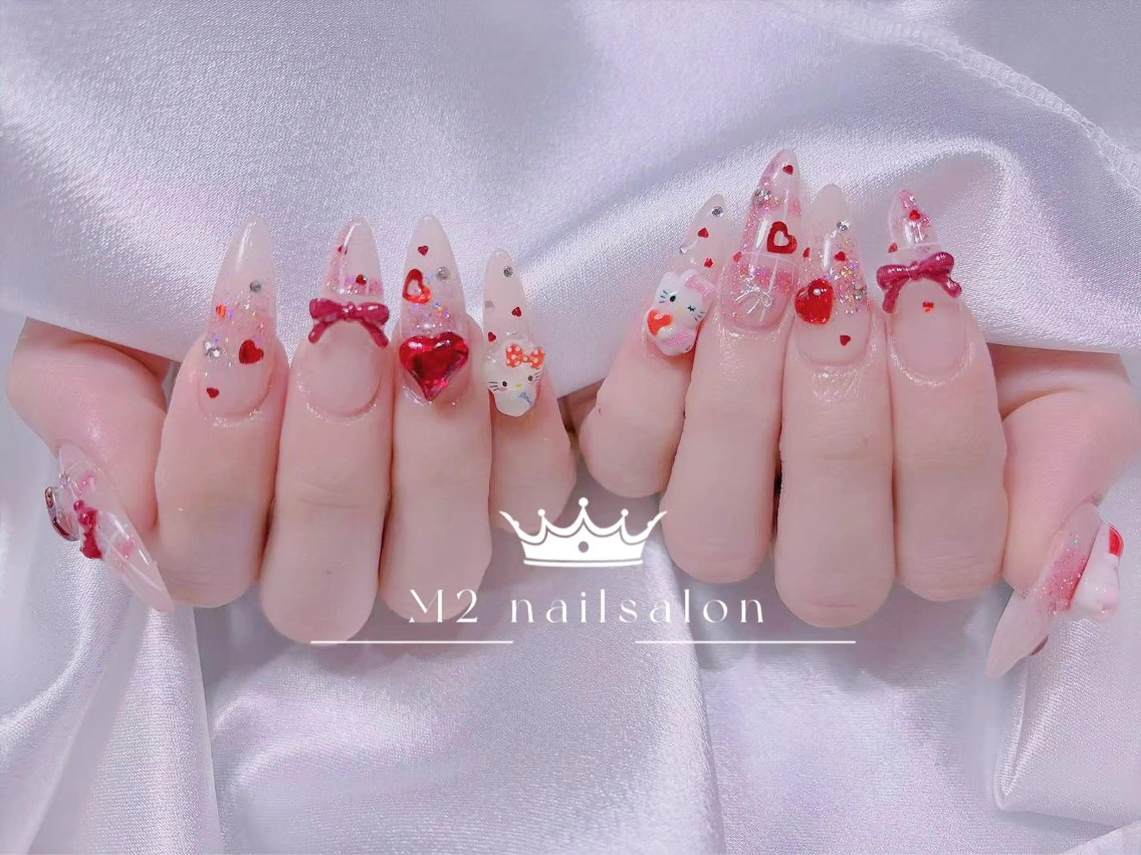 ネイル ハンドネイル 長さだし専門店 M2　rikaのネイルデザイン