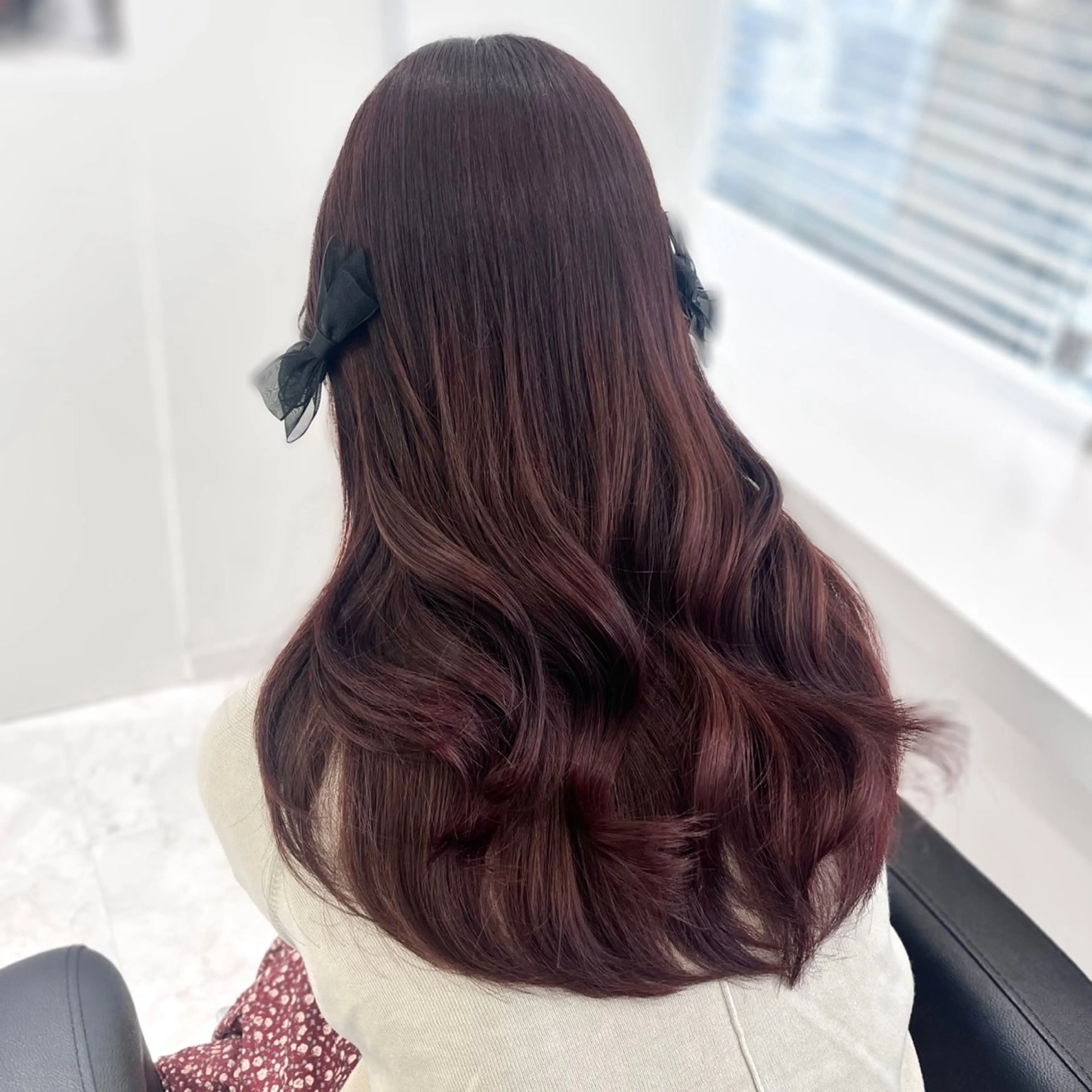 ロング カラー ヘアアレンジ ヘアカラー トリートメント レイヤー/艶ベージュ /🎀Saki🎀のヘアスタイル