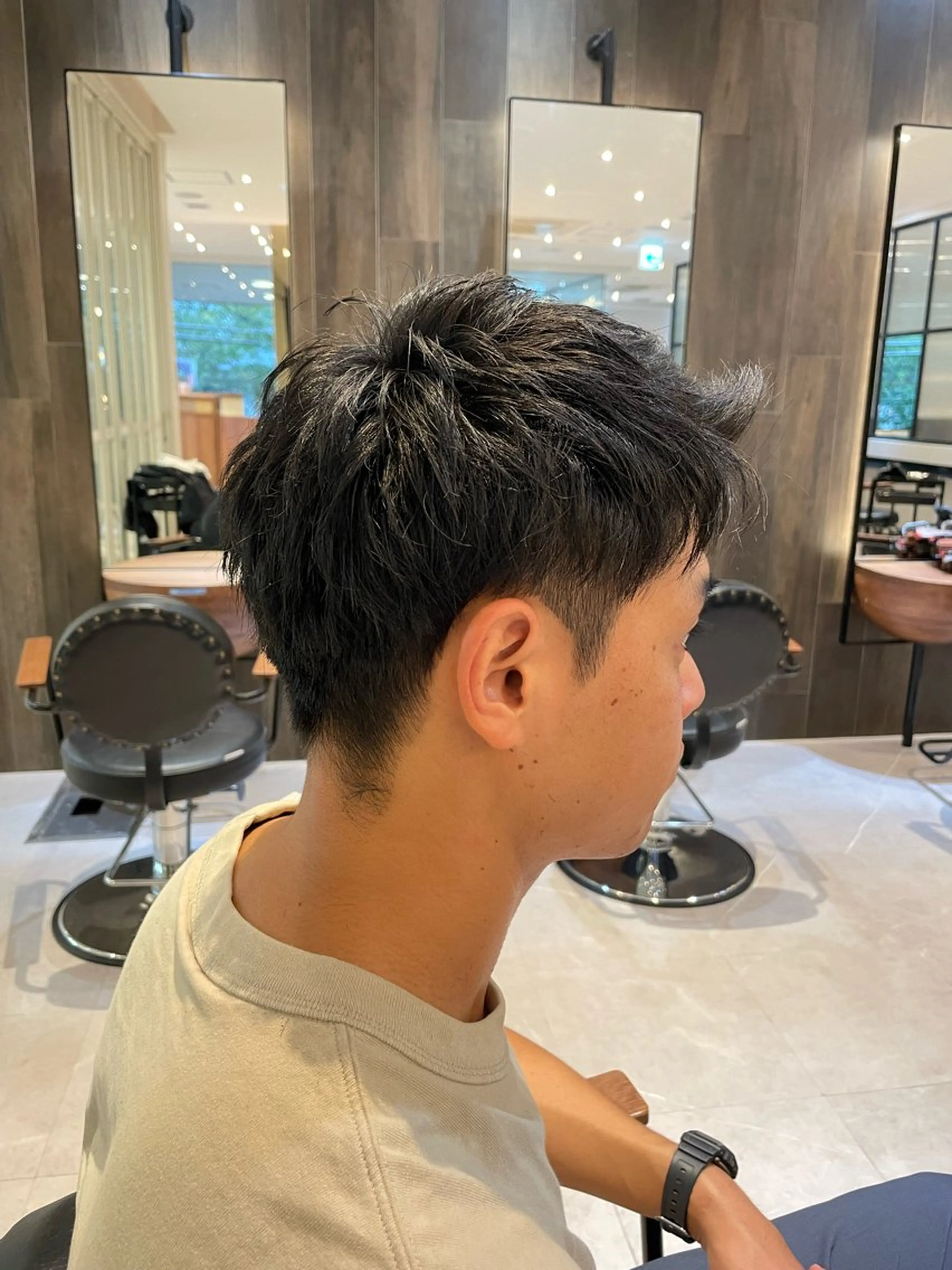 メンズ 透明感カラー🫧/ 髪質お悩み改善/みゆのヘアスタイル