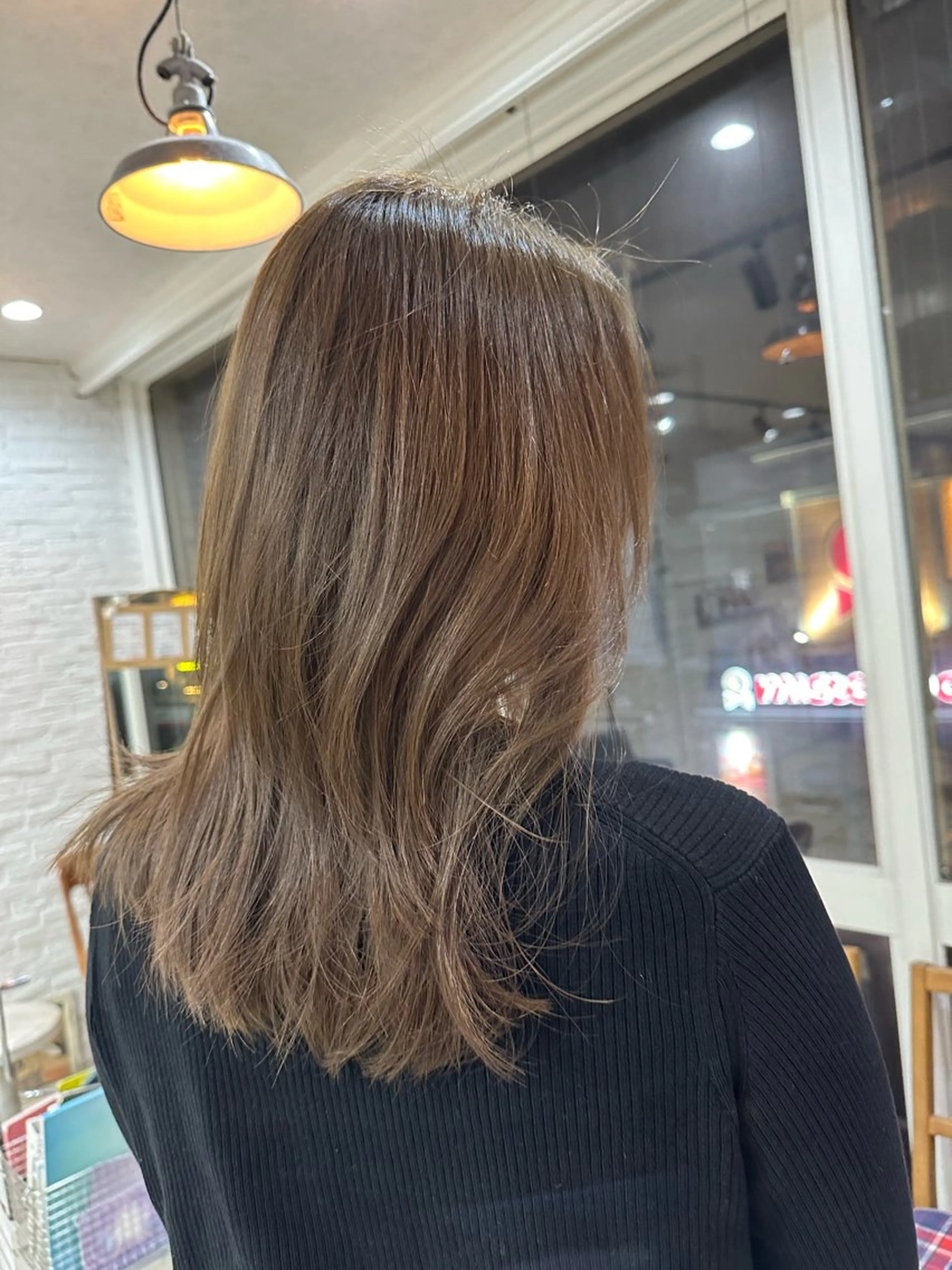 【🌿平日限定🌿】前髪、お顔周りカット➕透明感アディクシーカラー🩵➕うる艶トリートメント付の写真