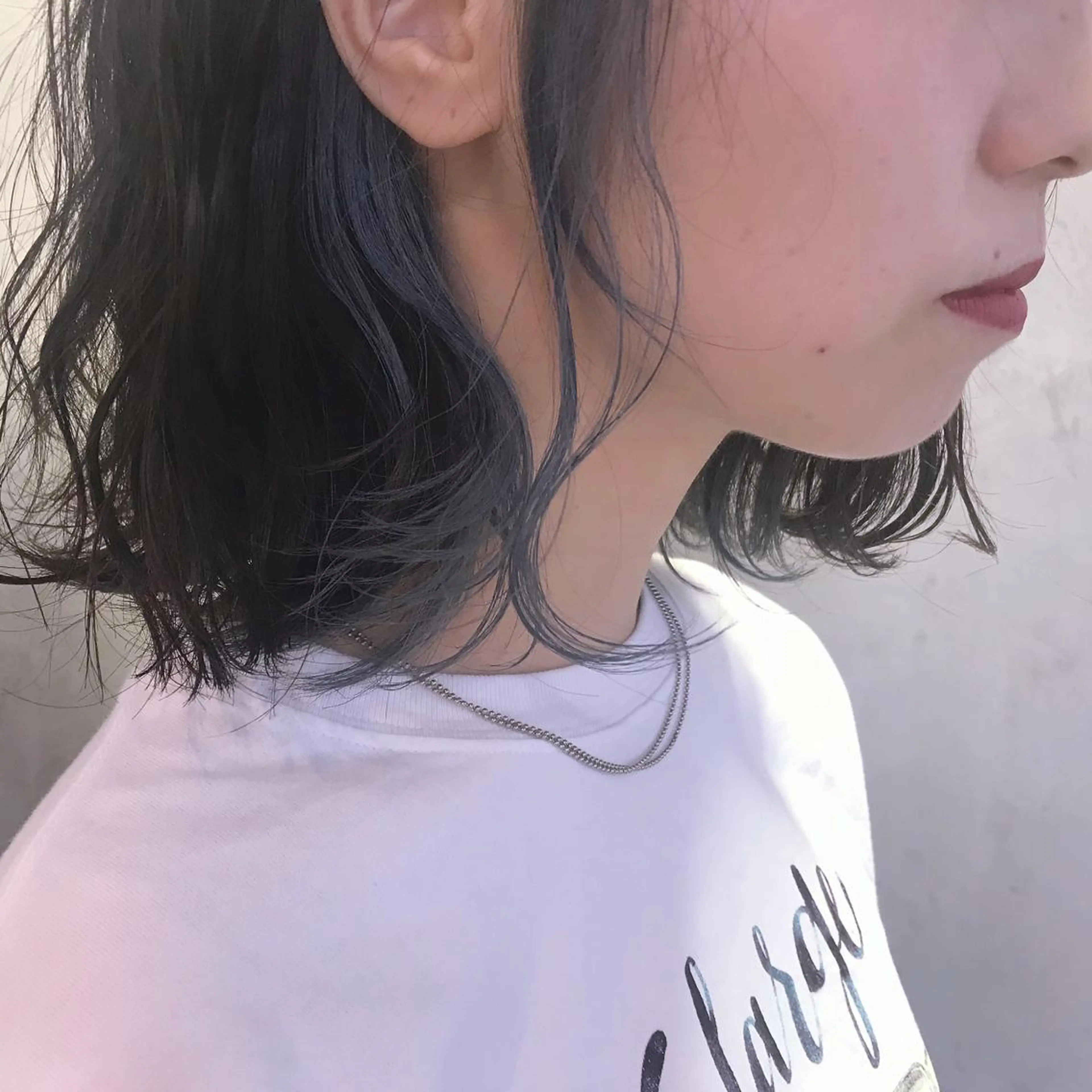 ショート カラー ヘアアレンジ ブルーカラー ブルージュ インナーカラー stylist/蛯谷 珠里のヘアスタイル