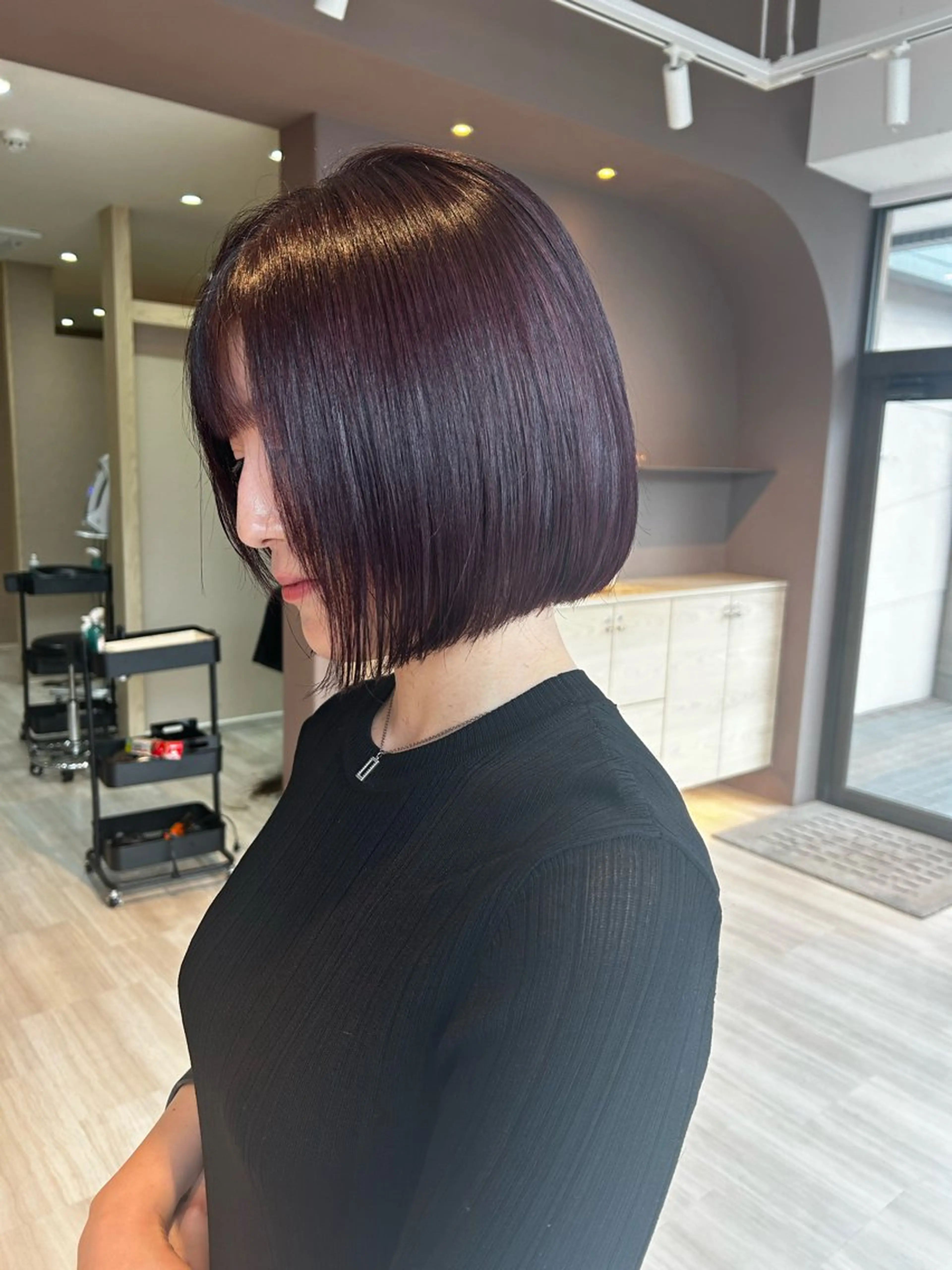 ショート ボブ ヘアカラー Licol所属・1月期間限定 クーポンありリコルのヘアスタイル