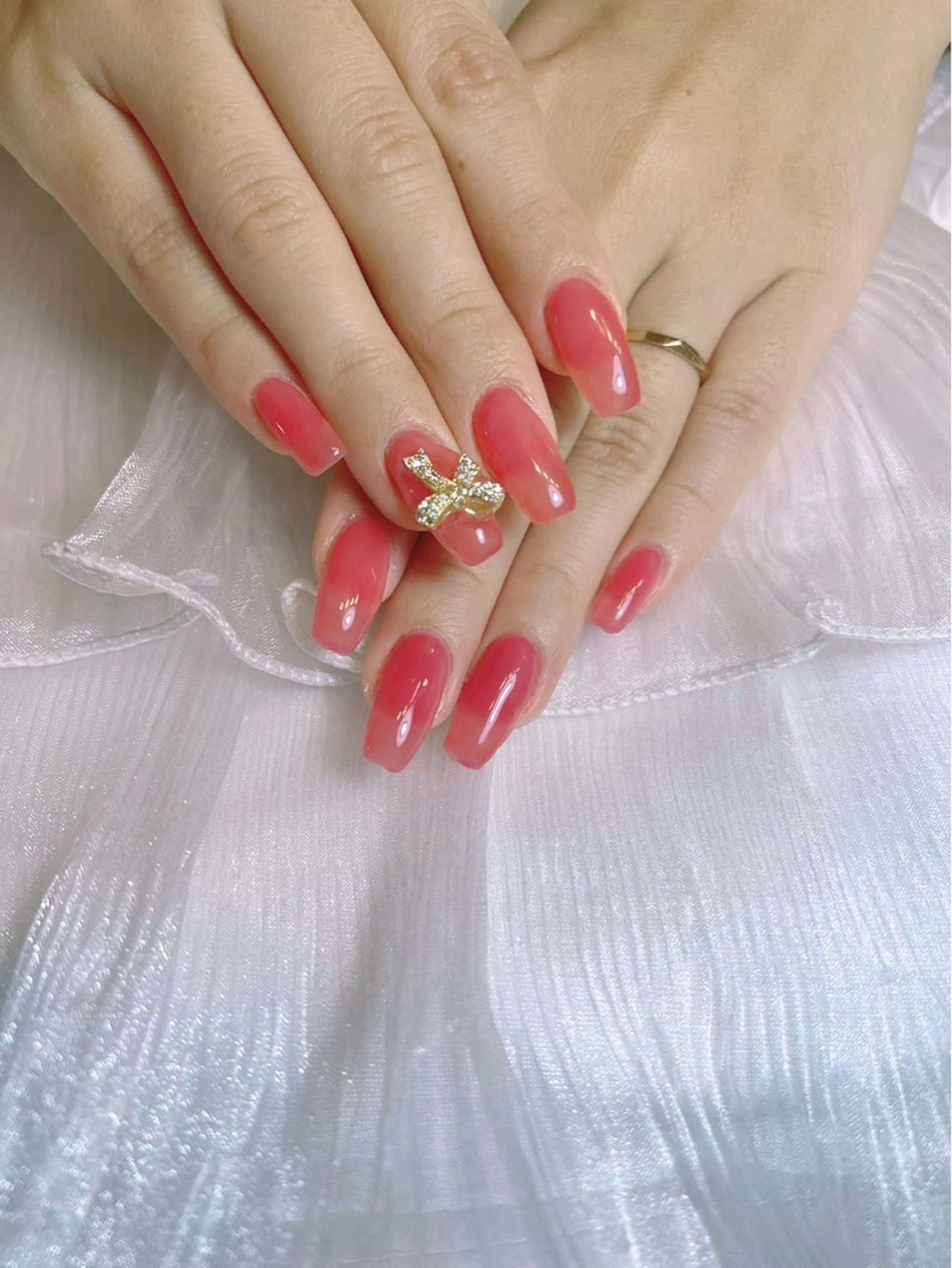 ネイル ハンドネイル ネイル空間所属・muguet🎀 nailのネイルデザイン