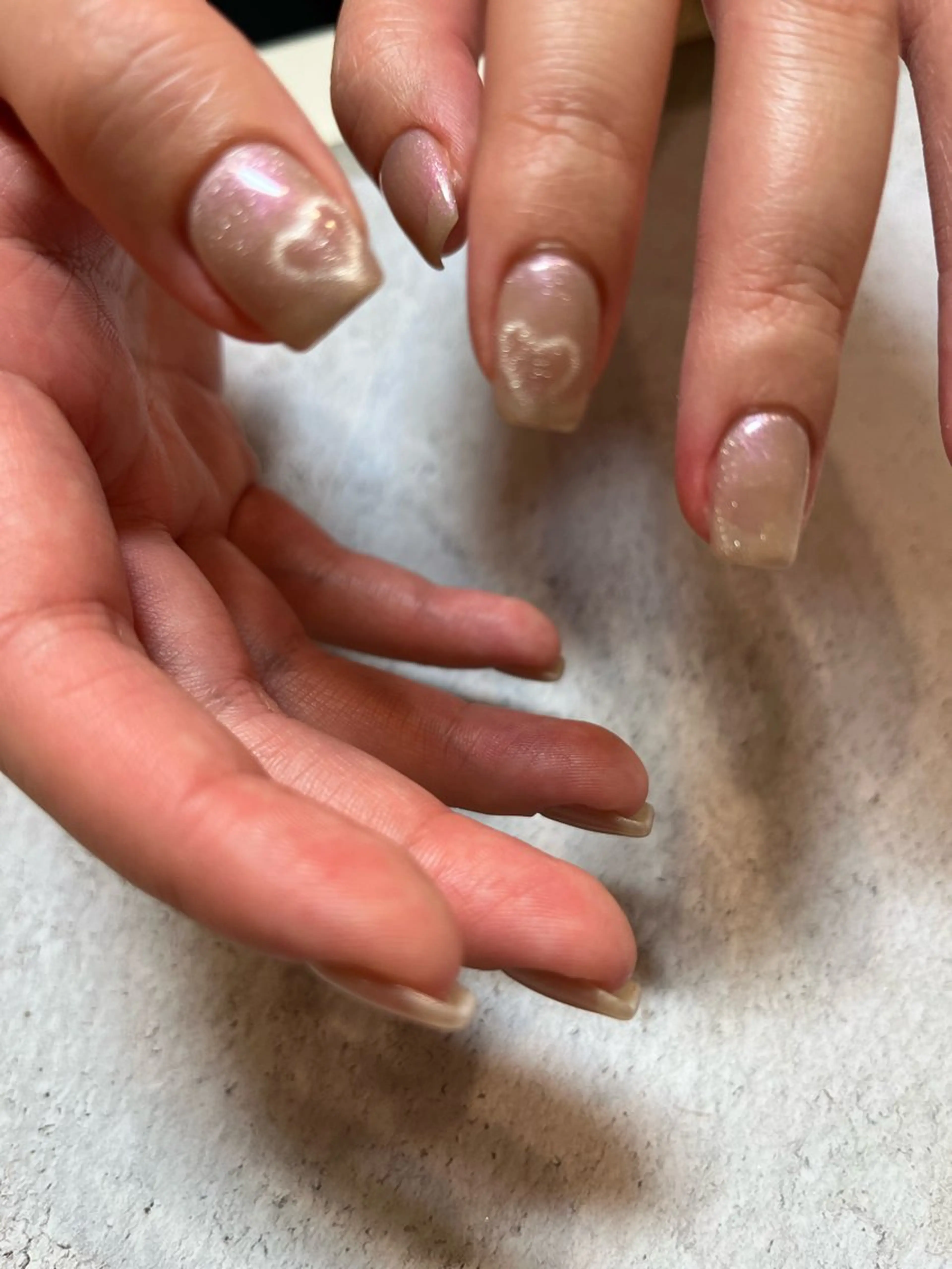 ネイル ハート ハンドネイル LINON所属・【LINON】 airiのネイルデザイン