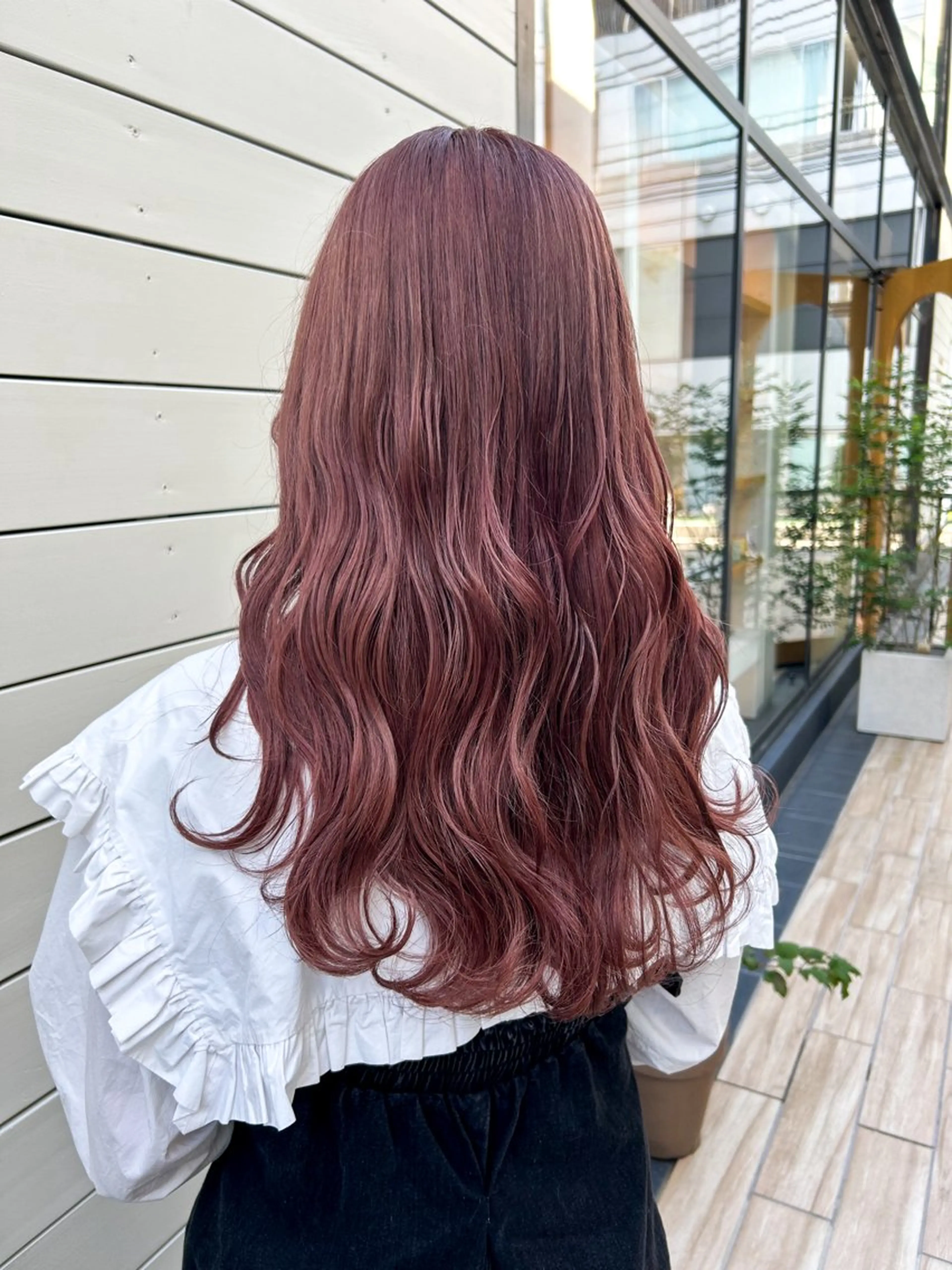 ロング カラー ヘアアレンジ ブリーチ カット ヘアカラー トリートメント yuka .のヘアスタイル