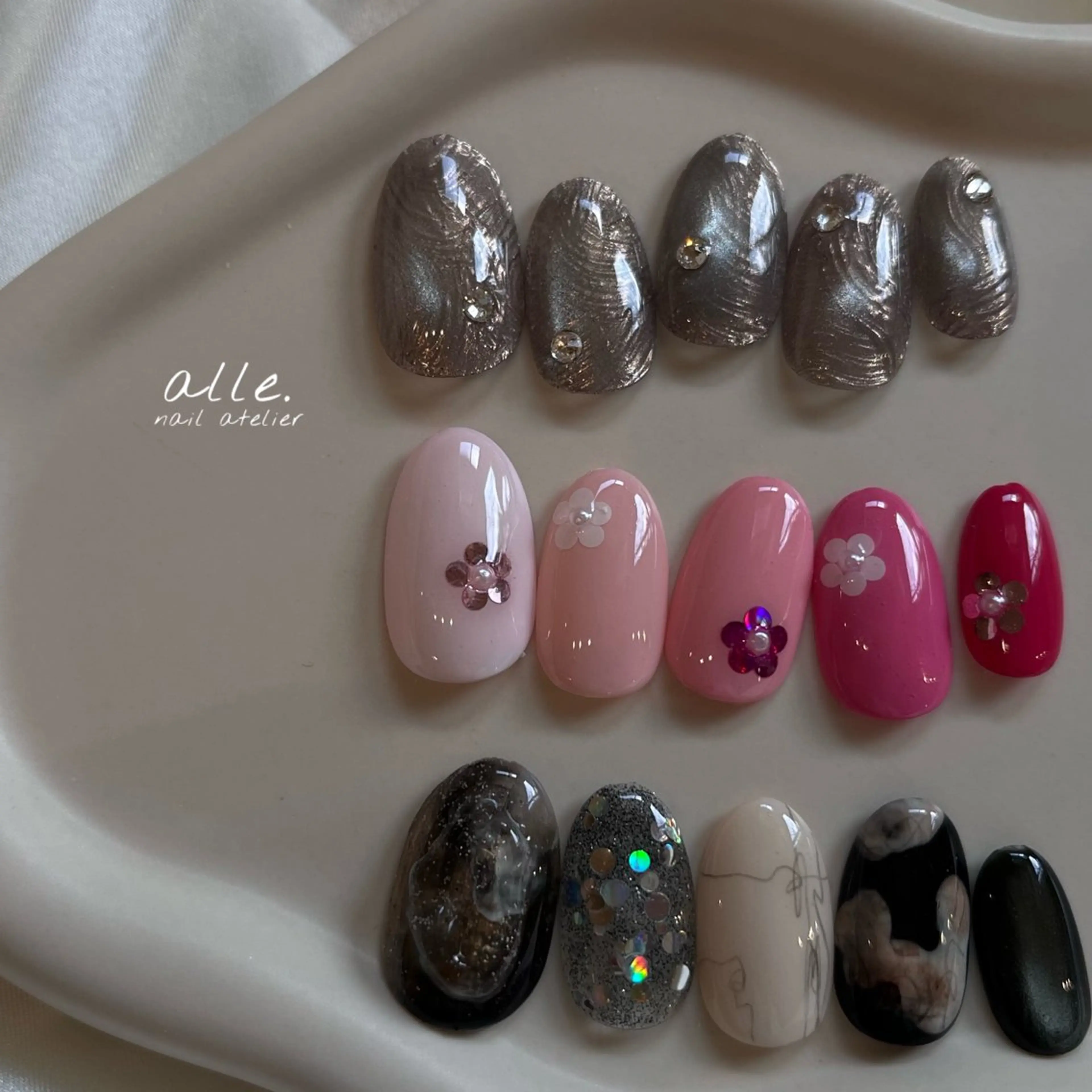 ネイル ハンドネイル atelier alle.のネイルデザイン