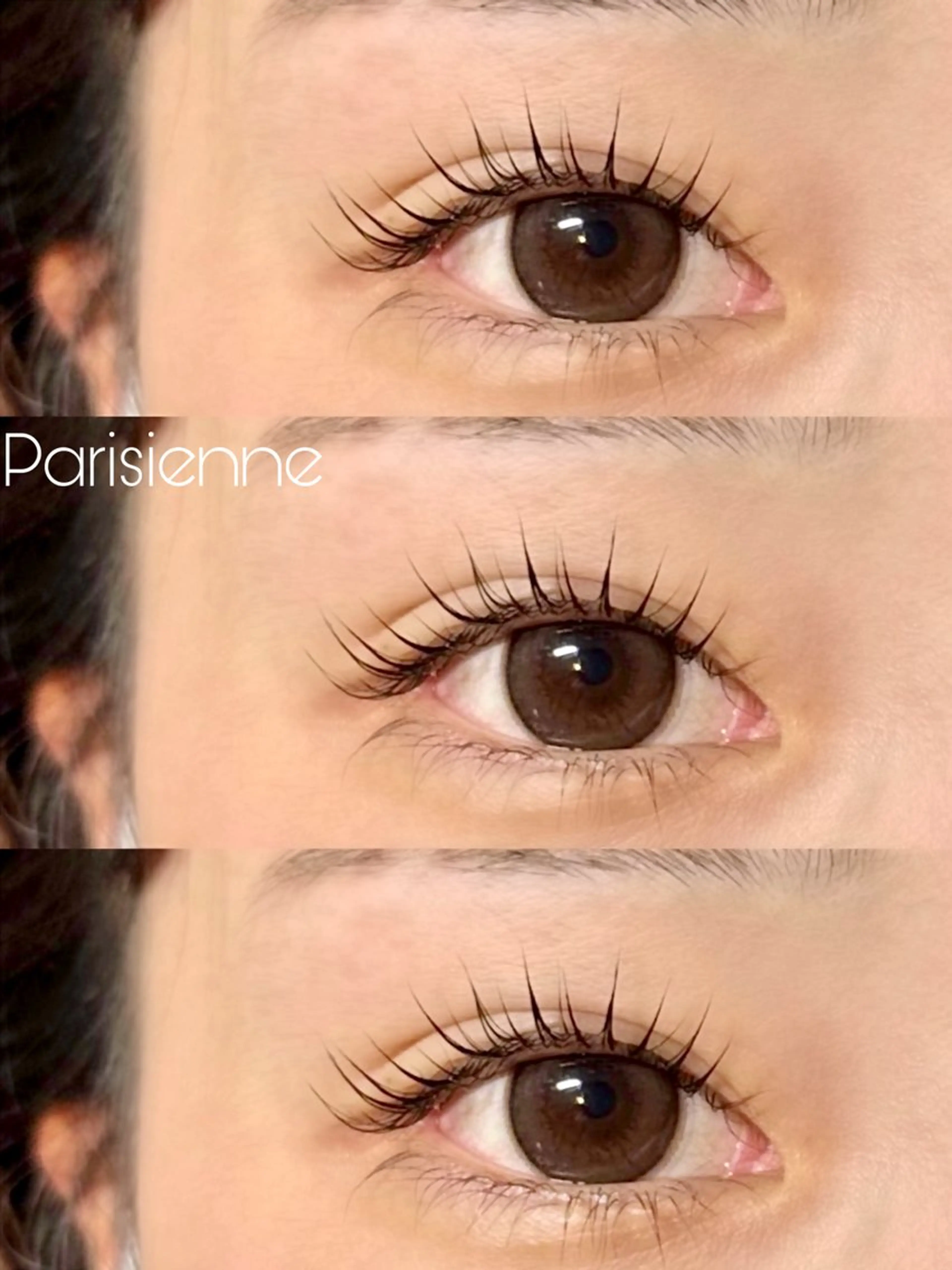 マツエク・マツパ パリジェンヌラッシュリフト Sour~un~ natsukiのマツエク・マツパデザイン