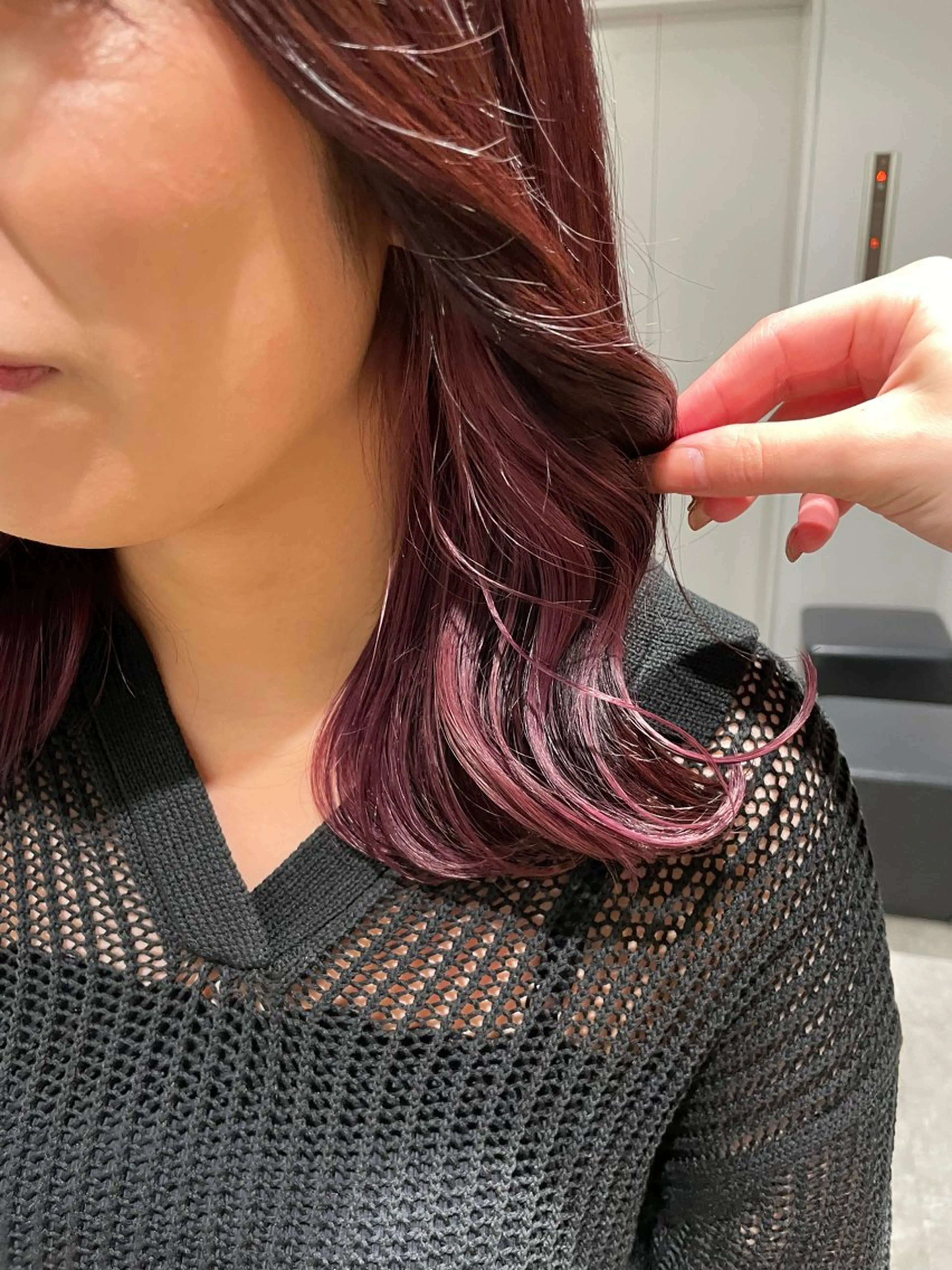 ミディアム カラー ヘアカラー Zina【梅田】 /田中 沙弥のヘアスタイル