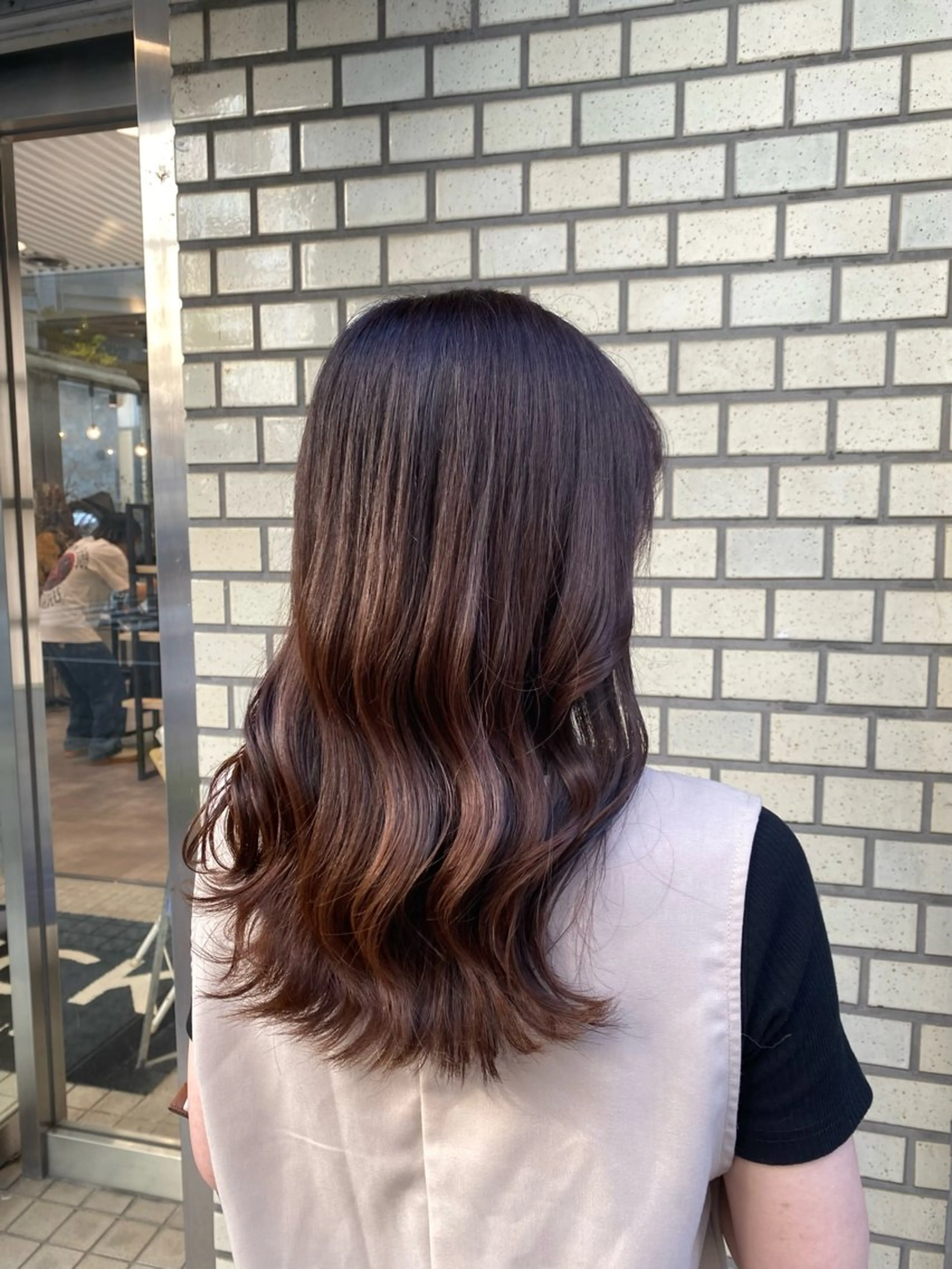 カラー ヘアカラー 韓国ヘア AINA🐱のヘアスタイル