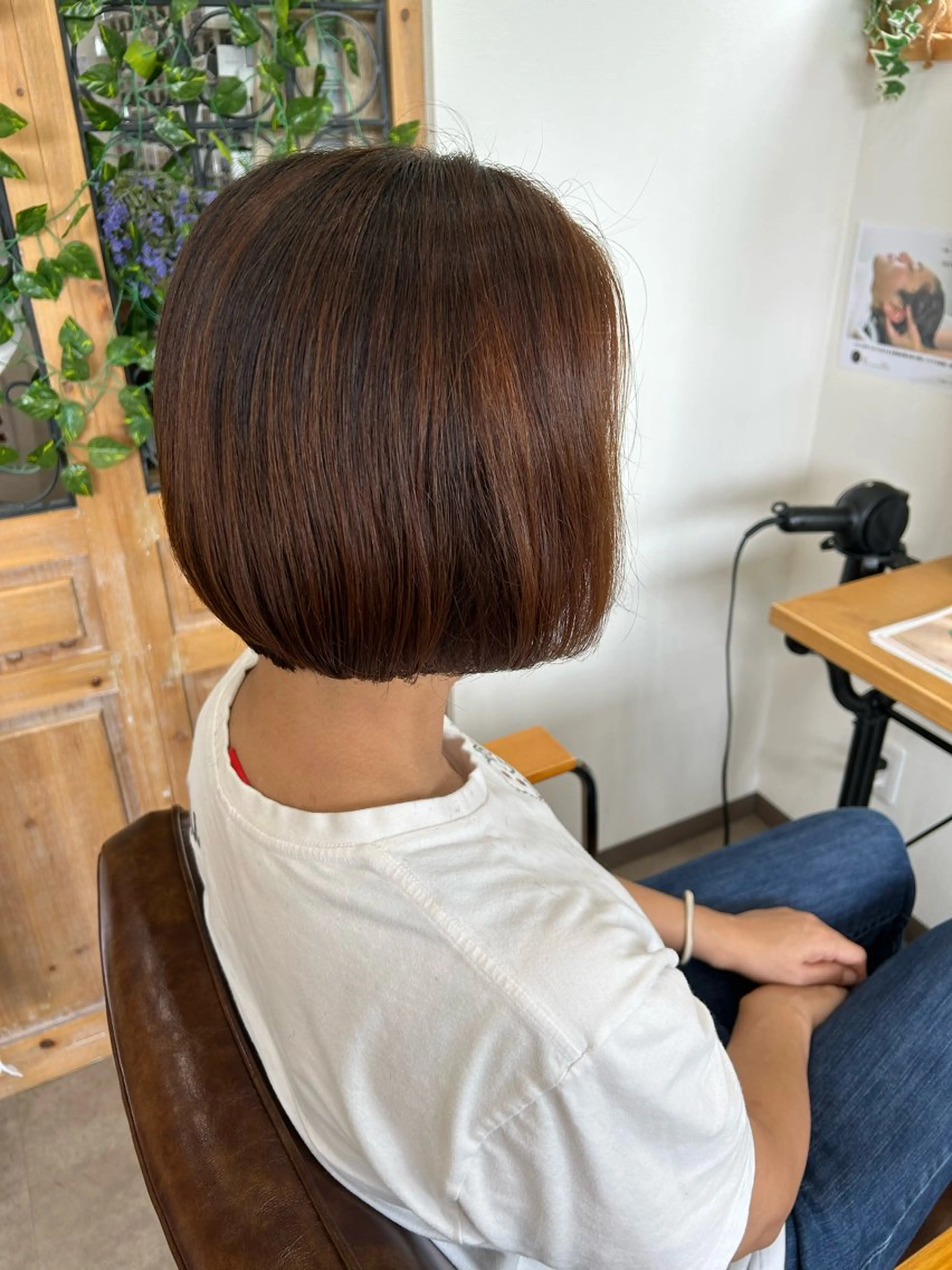 ショート ボブ ブリーチなしベージュ /ヘアセット/ミユのヘアスタイル