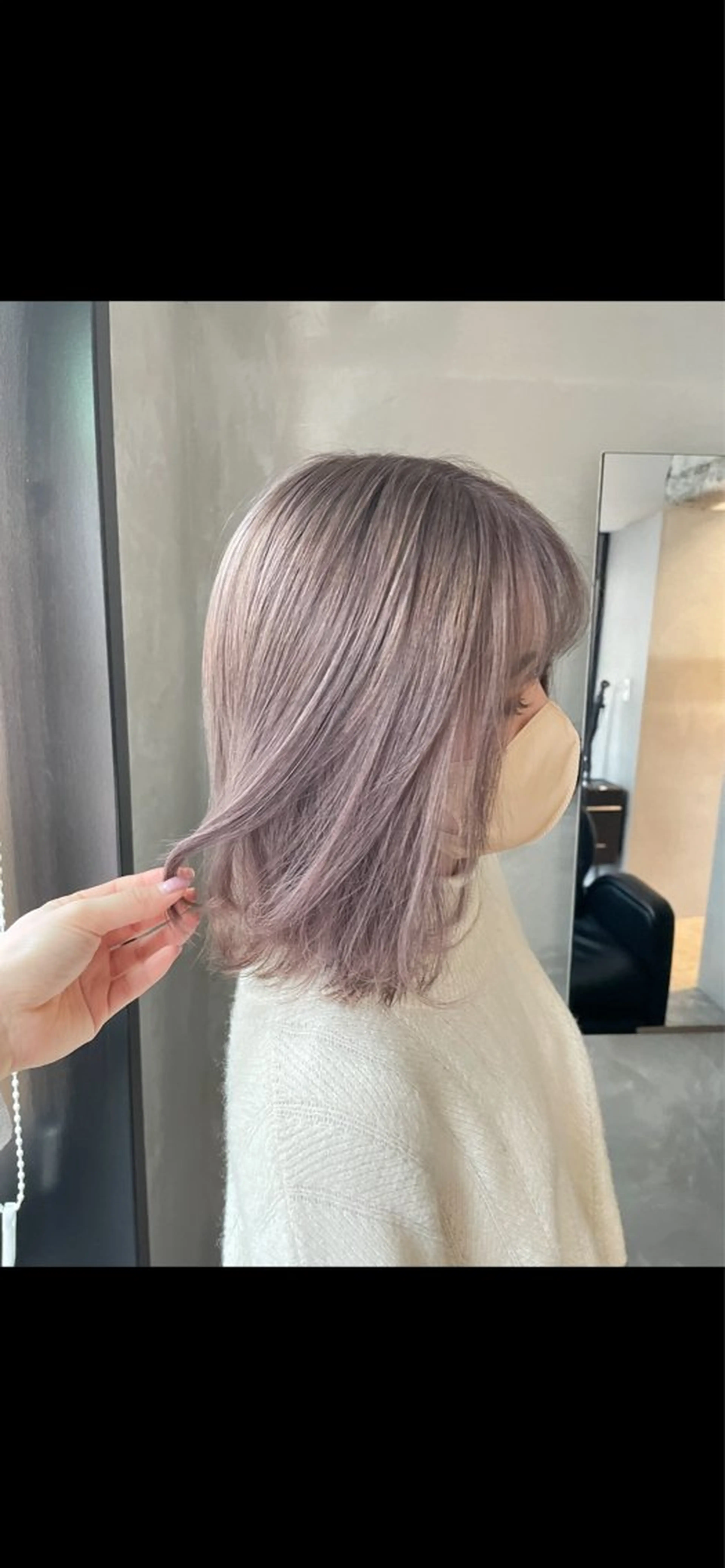 ミディアム カラー hayaka todaのヘアスタイル