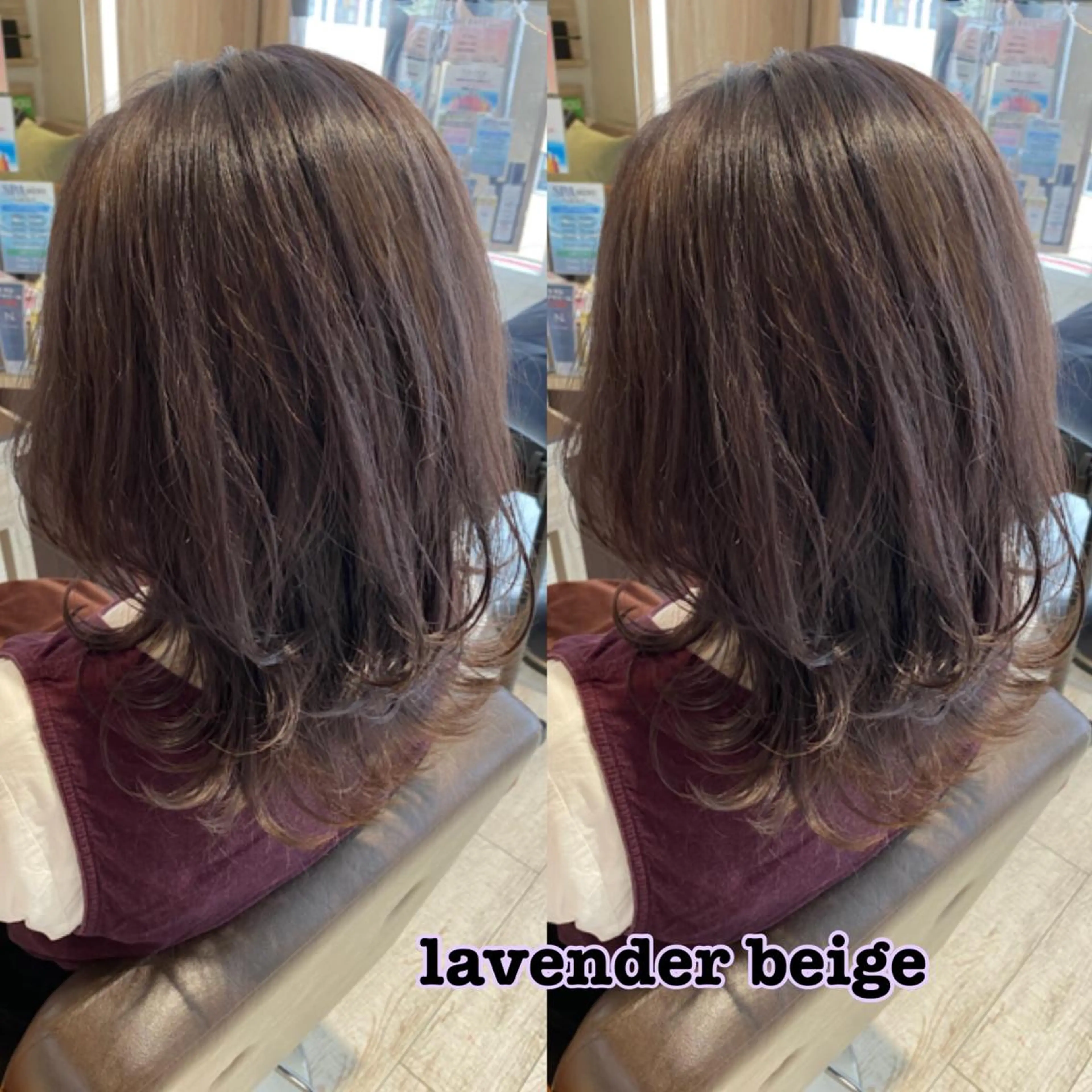 ミディアム カラー ベージュカラー ラベンダーカラー ラベンダーベージュ SALOWIN調布店所属・ツヤ髪師 kichiのヘアスタイル