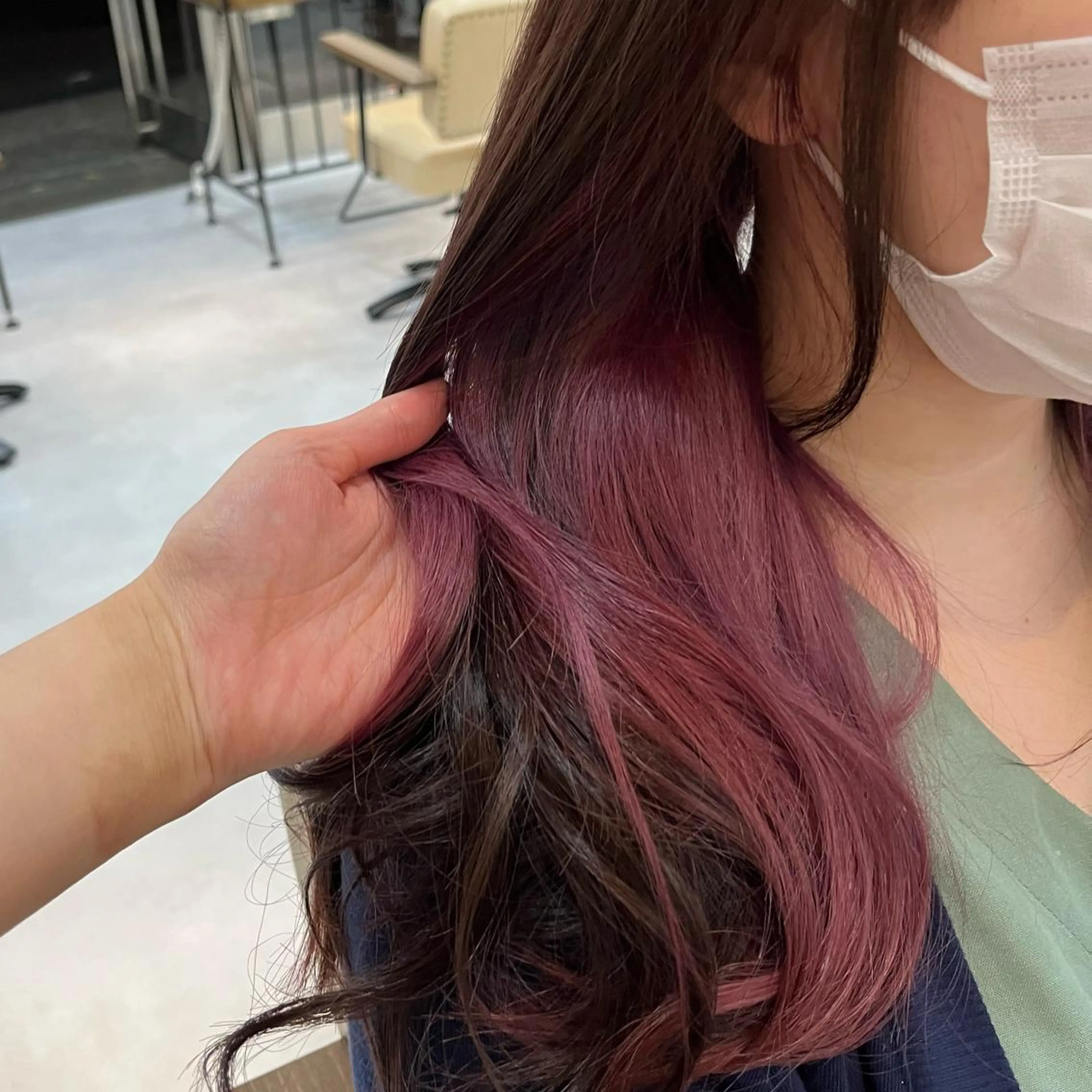 ミディアム ヘアカラー ELEN 新百合ヶ丘のヘアスタイル