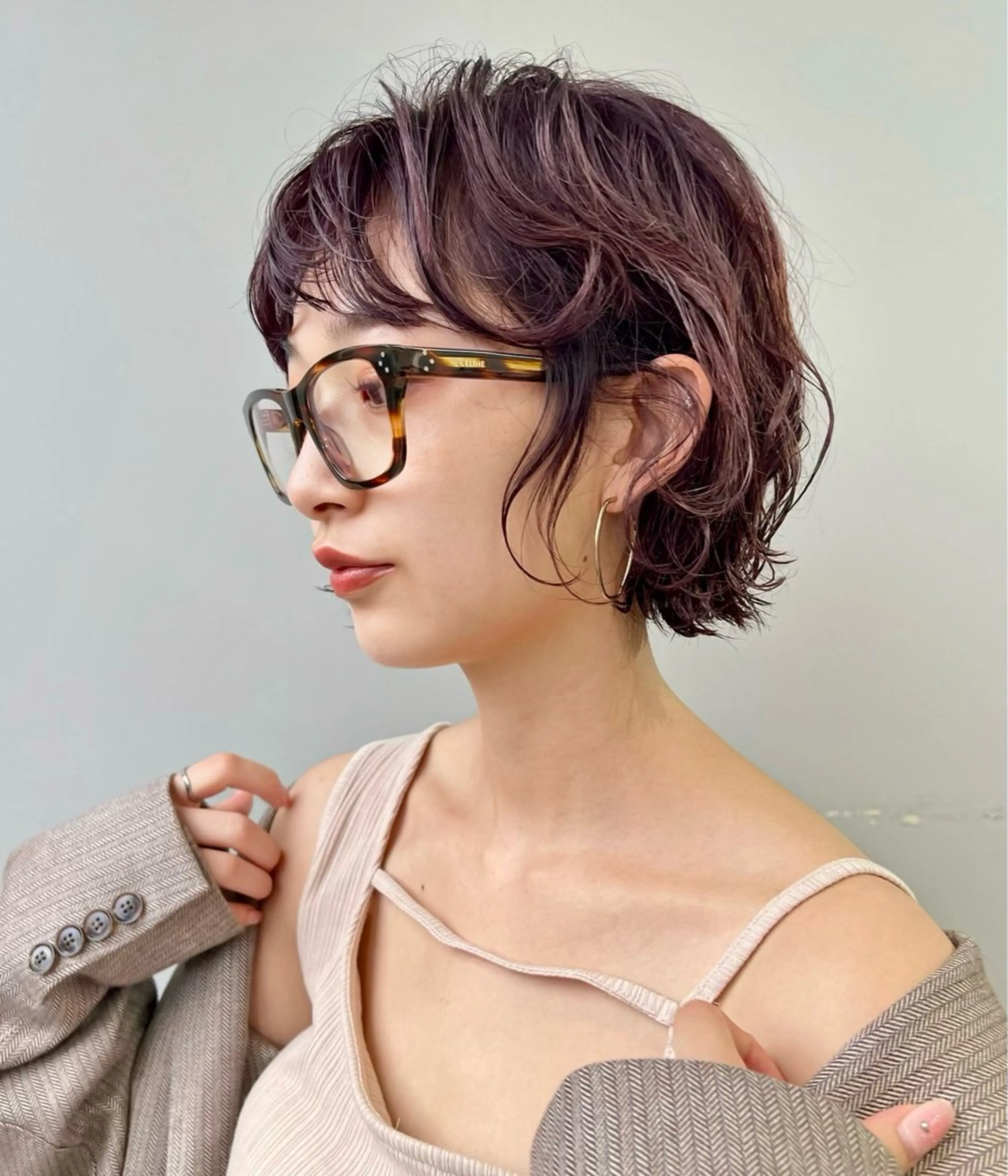 パーマ RIN パーマ/暖色カラーのヘアスタイル