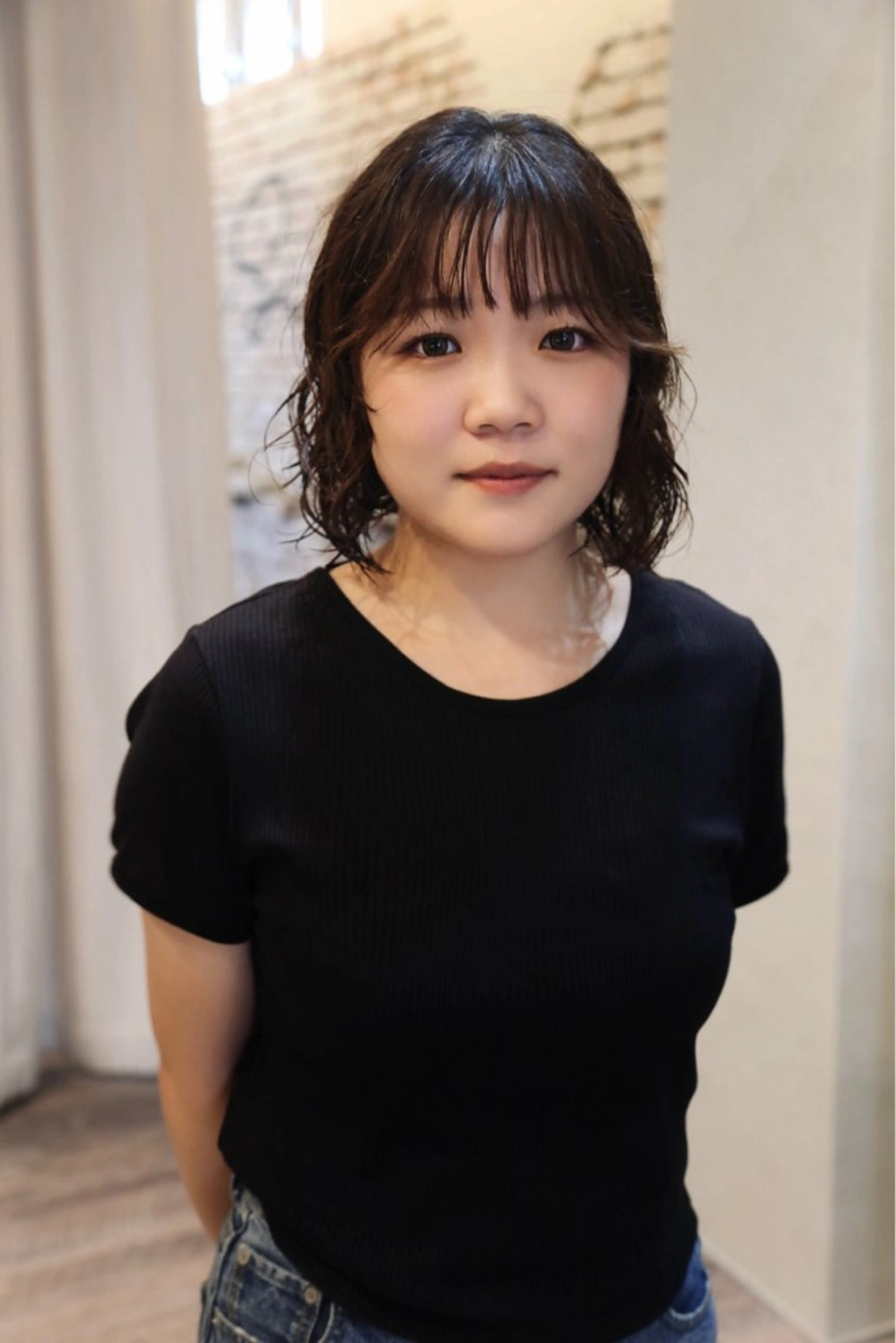 ショート ボブ カット パーマ トリートメント デザインパーマ 藤田和樹のヘアスタイル