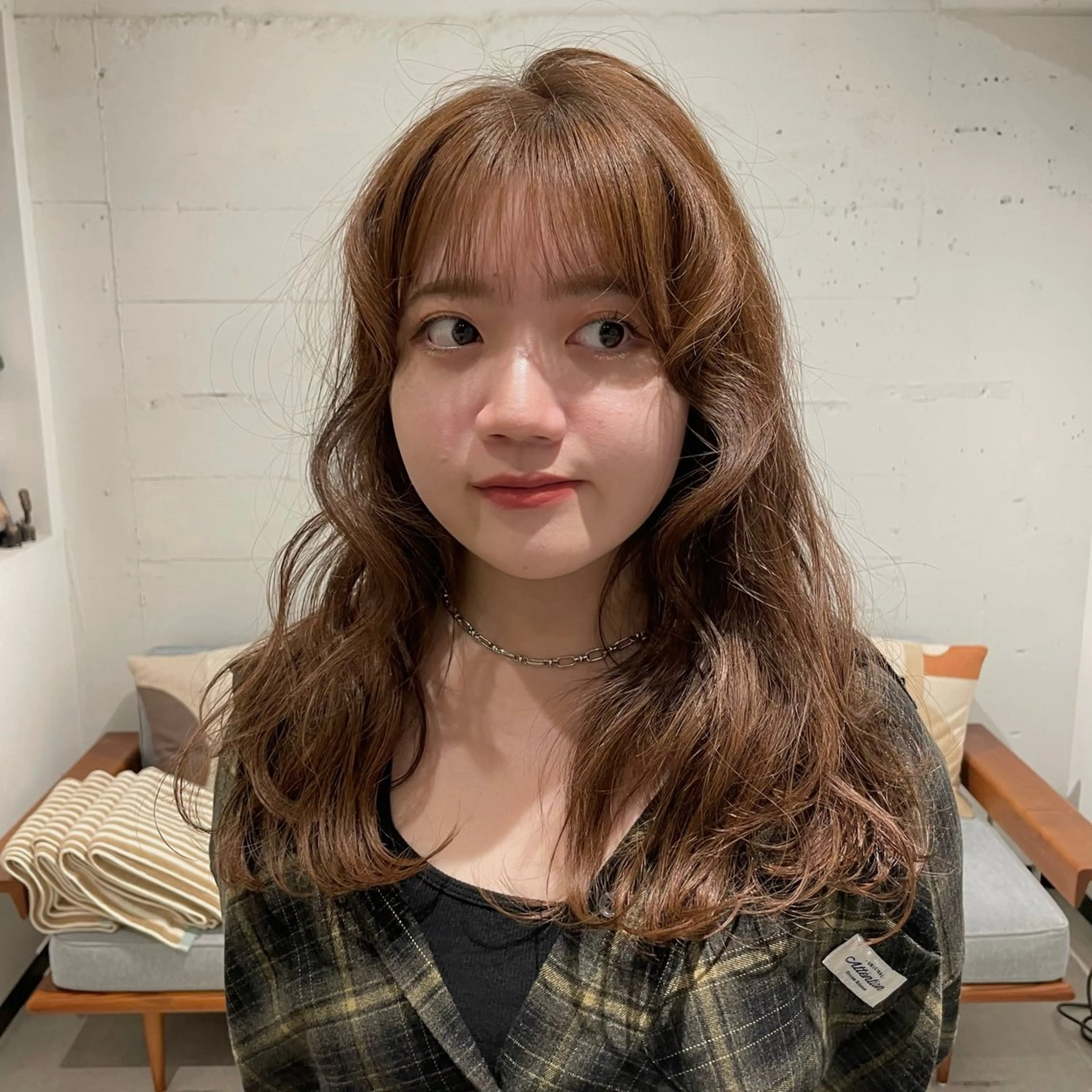 ロング カラー ヘアカラー トリートメント 暖色カラー / rio🐏 / 目黒のヘアスタイル