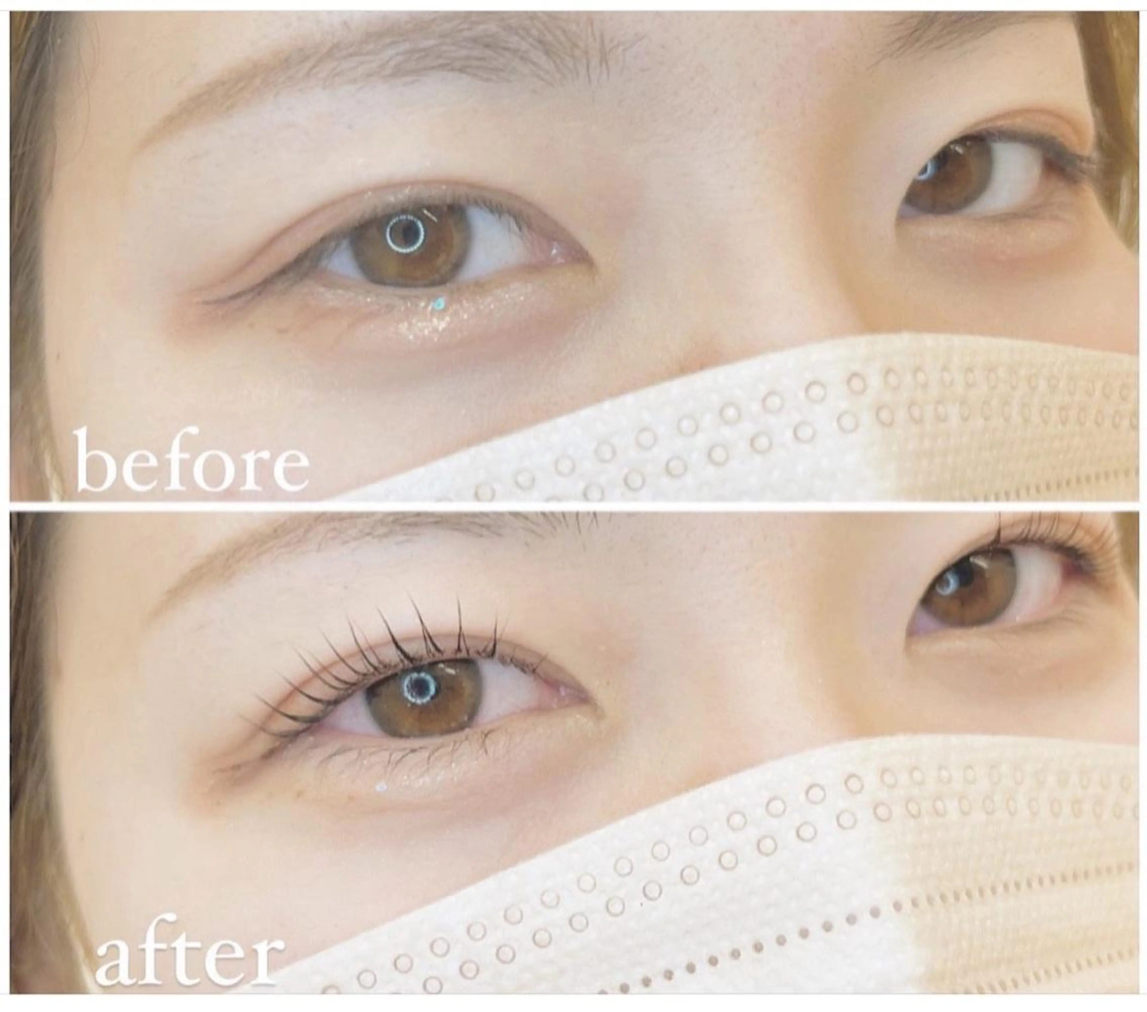 メンズ マツエク・マツパ アイブロウ メンズパーマ まつげパーマ 🤍カセ ヒロミ🤍 平塚美容室 Linkのマツエク・マツパデザイン