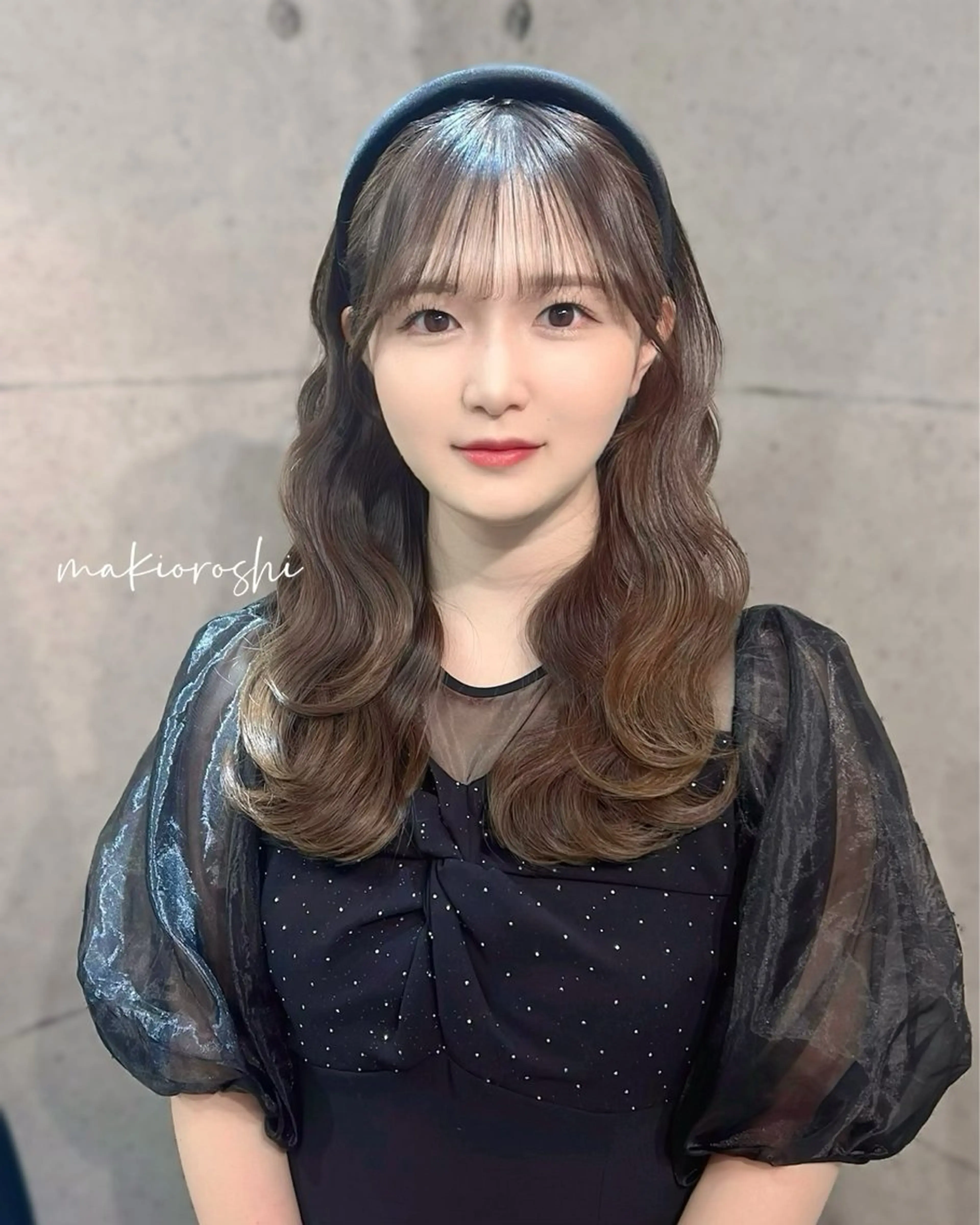 セミロング ヘアアレンジ ヘアセット ヘアメイク/髪質改善 🎀Moeri🎀のヘアスタイル